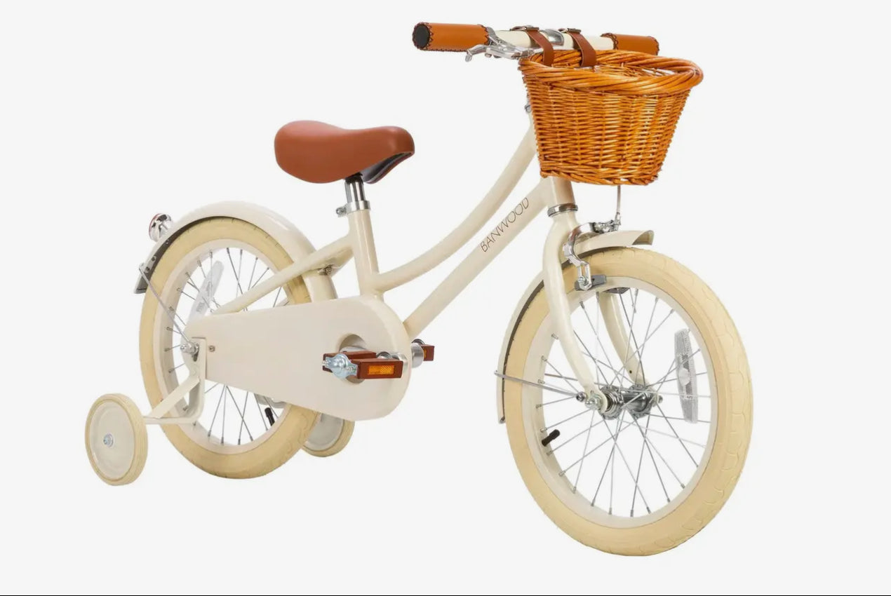 Banwood 16” Classic Bike/Biciklete Premium per Femije 4-7 vjeç Vintage- Cream