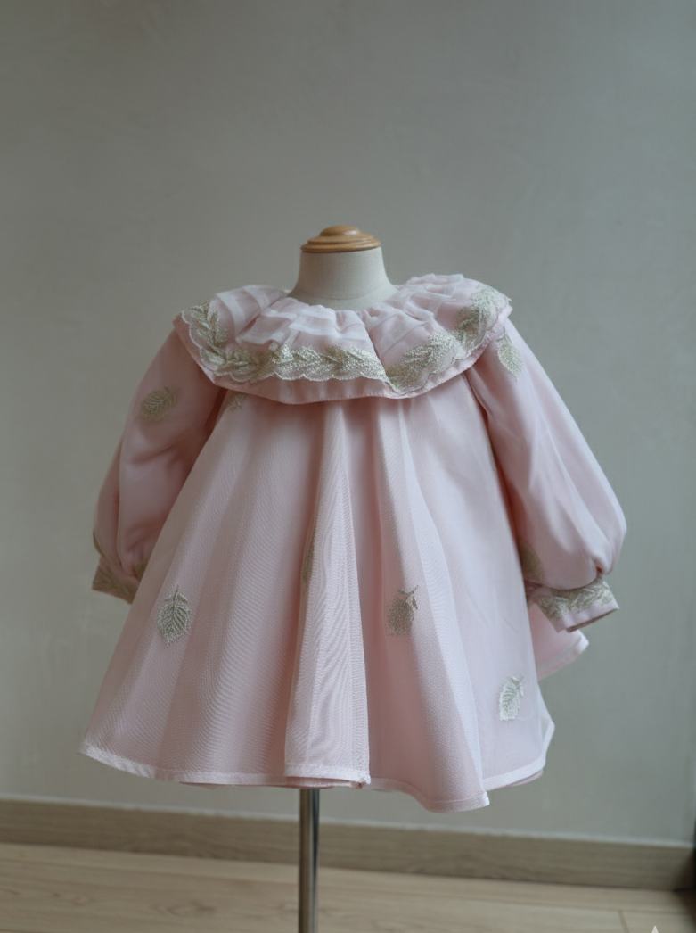 Fustan Ceremonial "Blossom Pink"