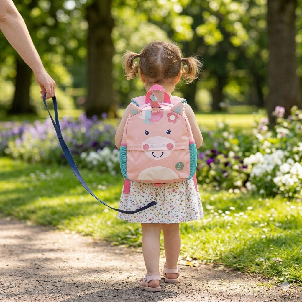 Çantë Shpine me Rrip Sigurie "Walk-with-Me" – Unicorn