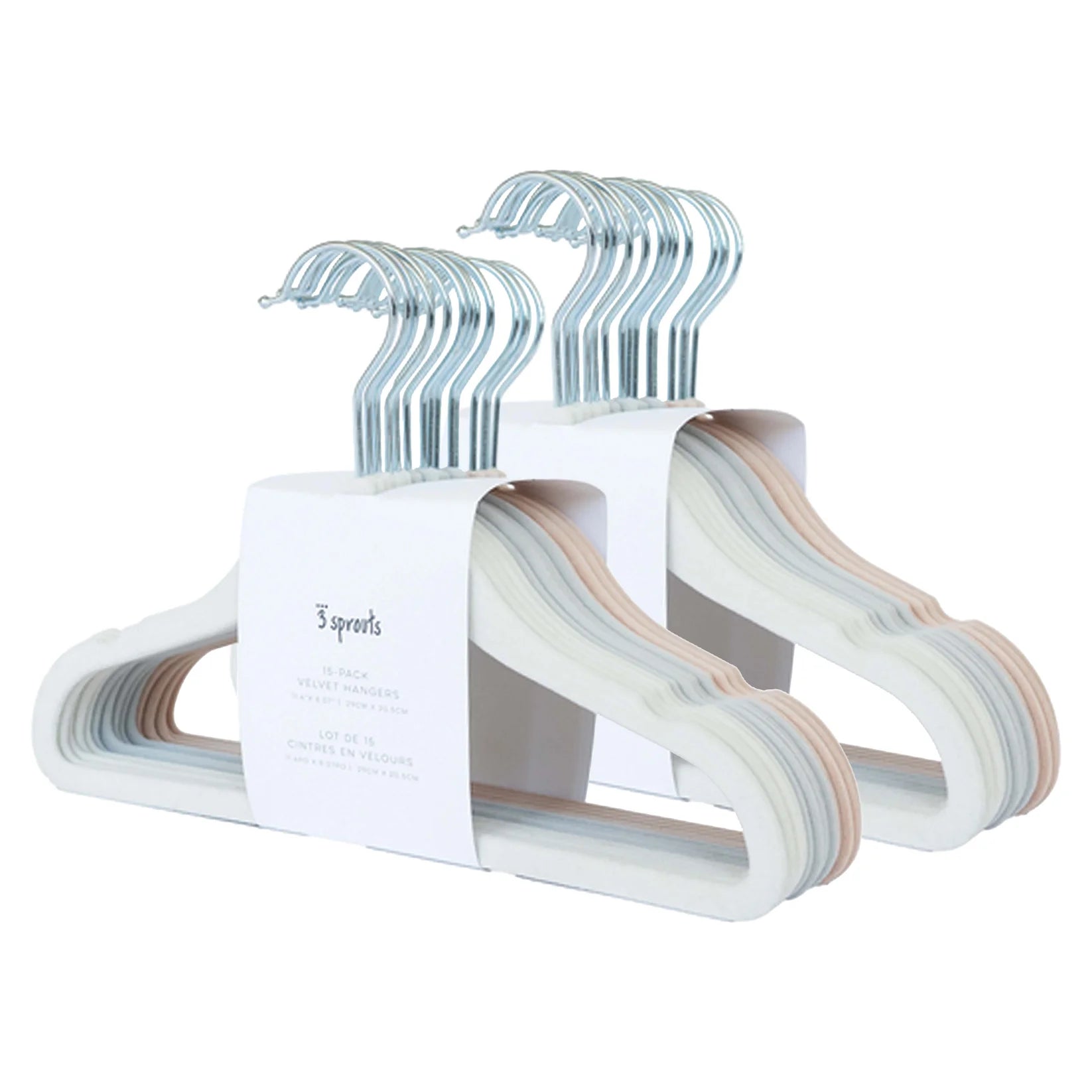 Set me 15 Varese Rrobash Kunder Rreshqitjes - Cream/Gray/Hazelnut