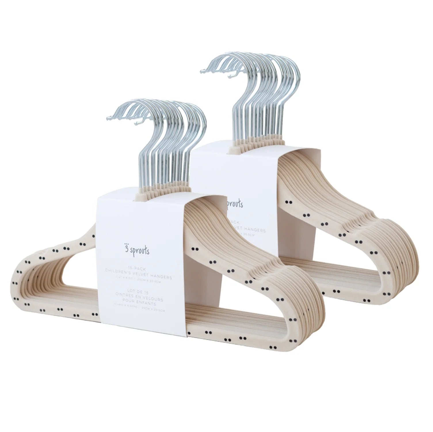 Set me 15 Varese Rrobash Kunder Rreshqitjes - Dot Beige