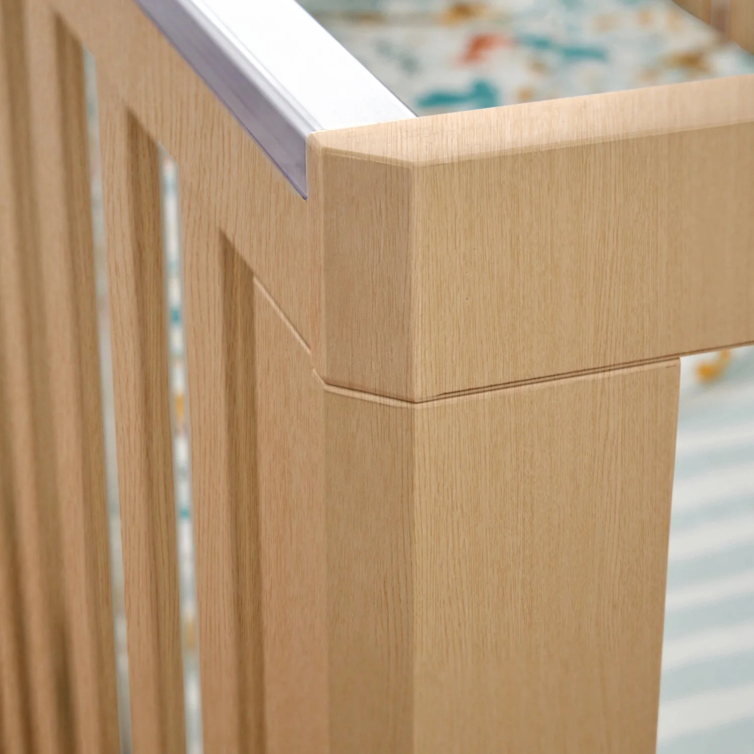 Krevat Bebe Hygge – Stil Skandinav 3-ne-1 – Light Oak & White