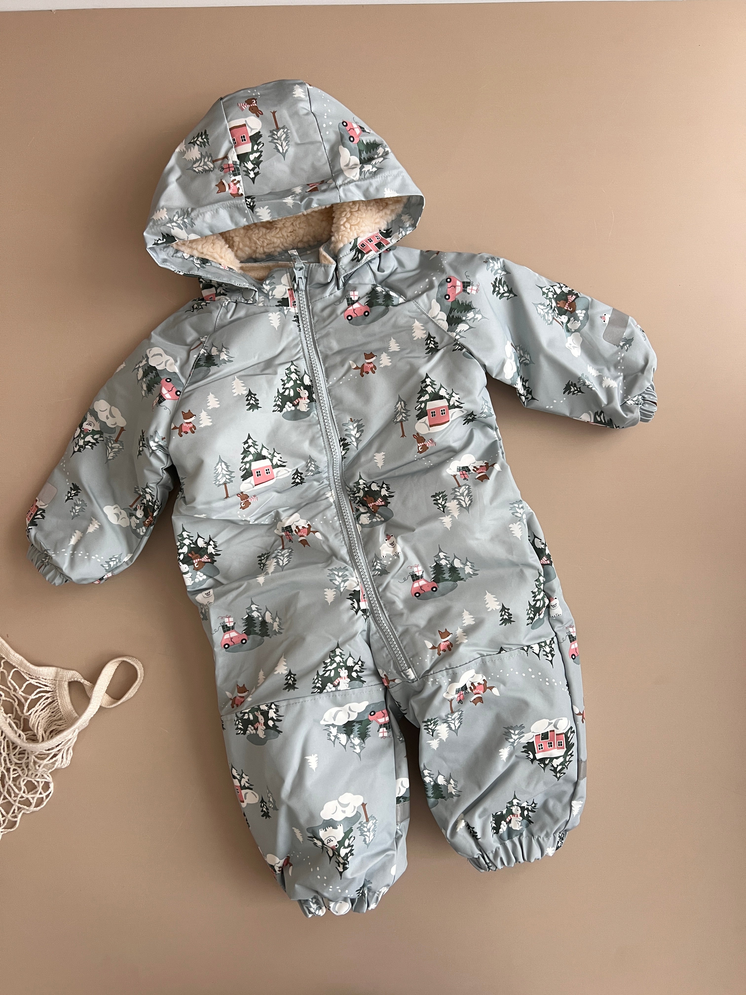 Snowsuit Me Printe Dimerore Ngjyre Mente