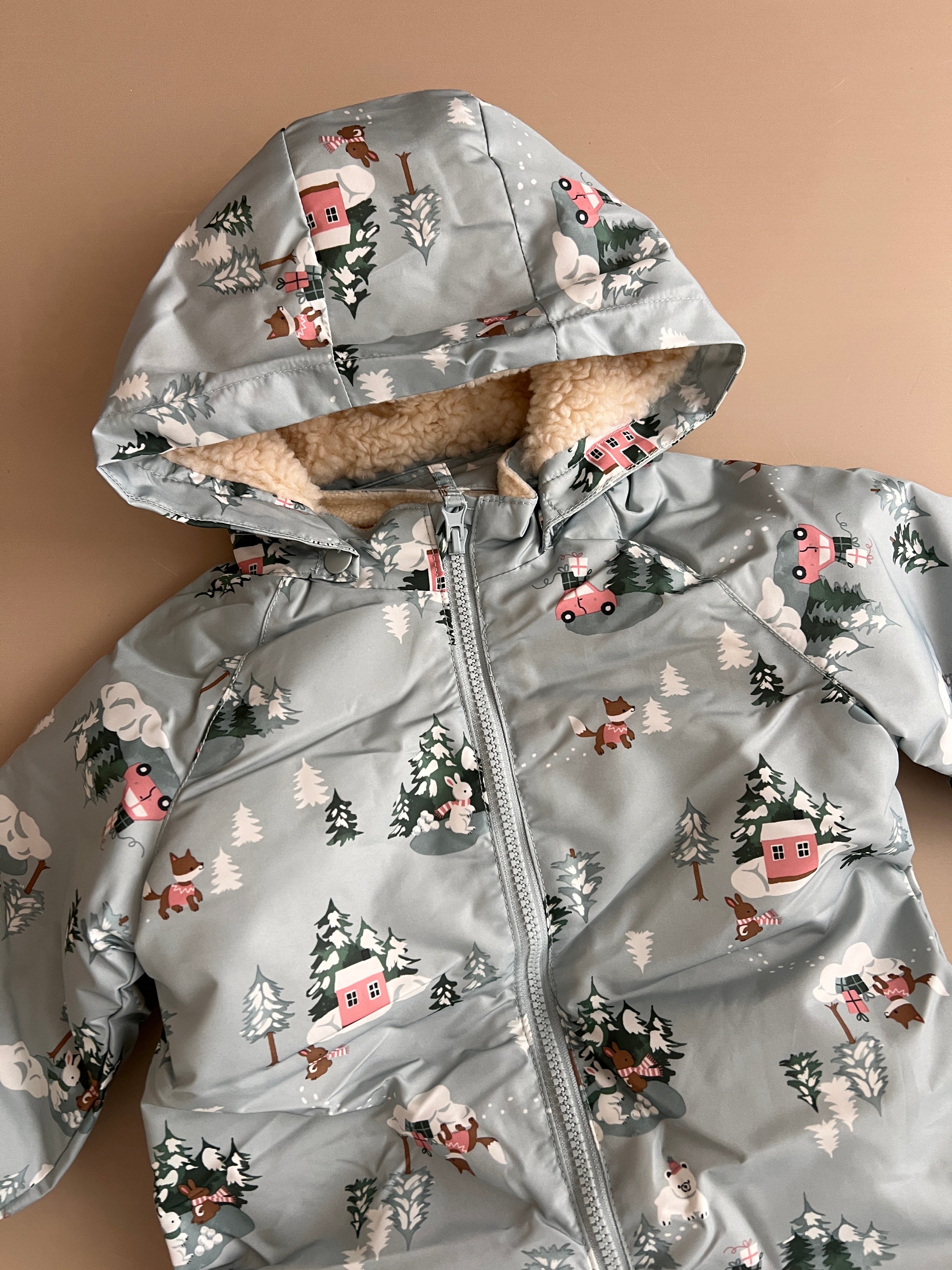 Snowsuit Me Printe Dimerore Ngjyre Mente