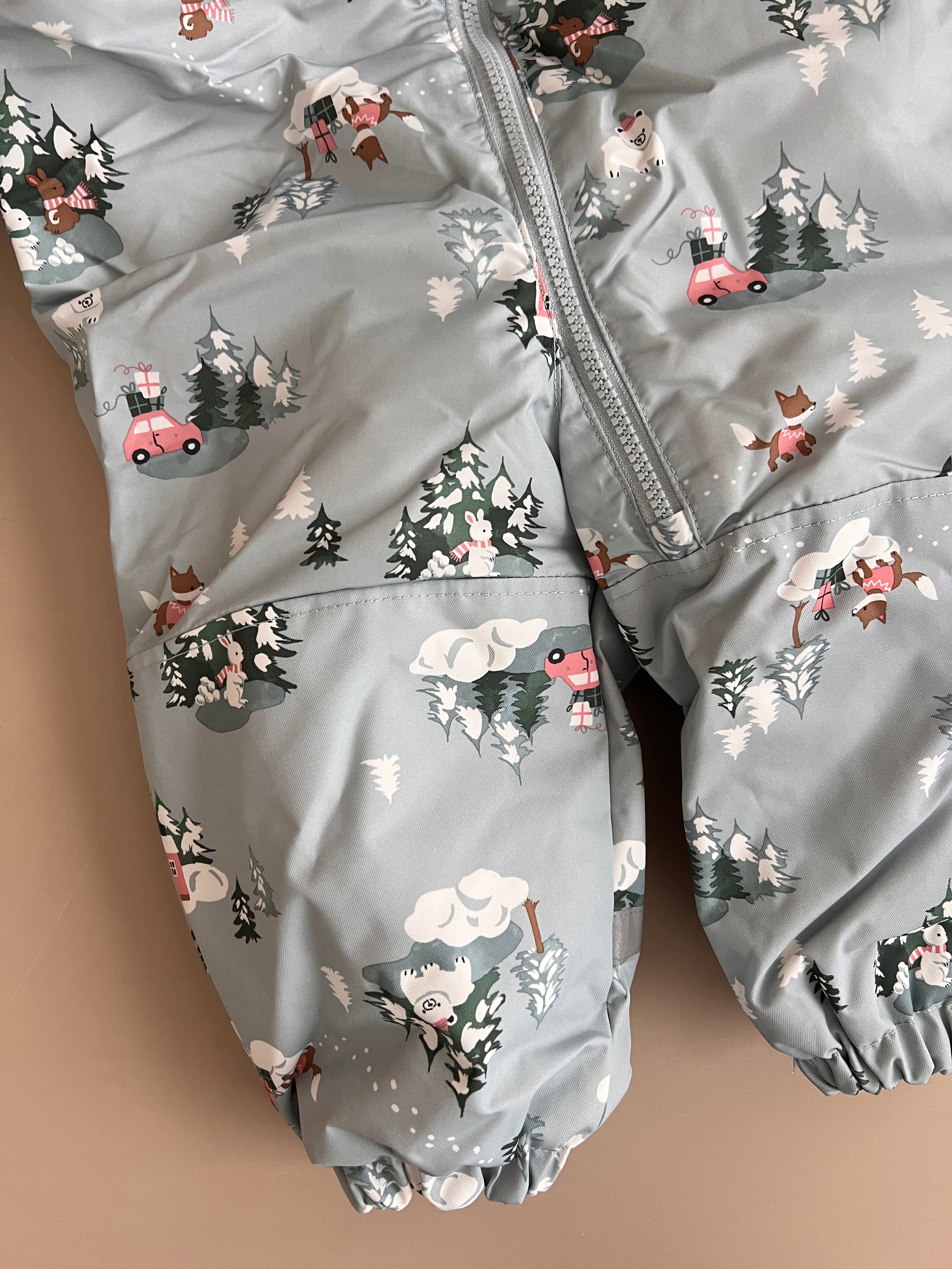 Snowsuit Me Printe Dimerore Ngjyre Mente