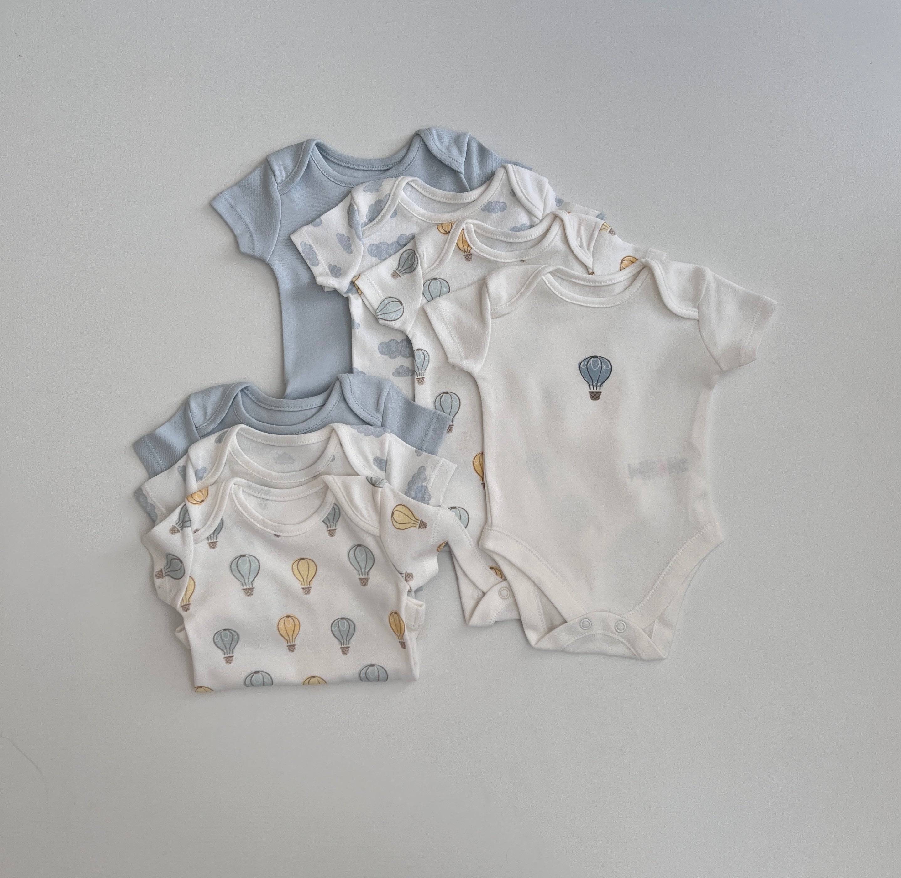 Set me 7 Body "Aventurat në Qiell" – 100% Pambuk