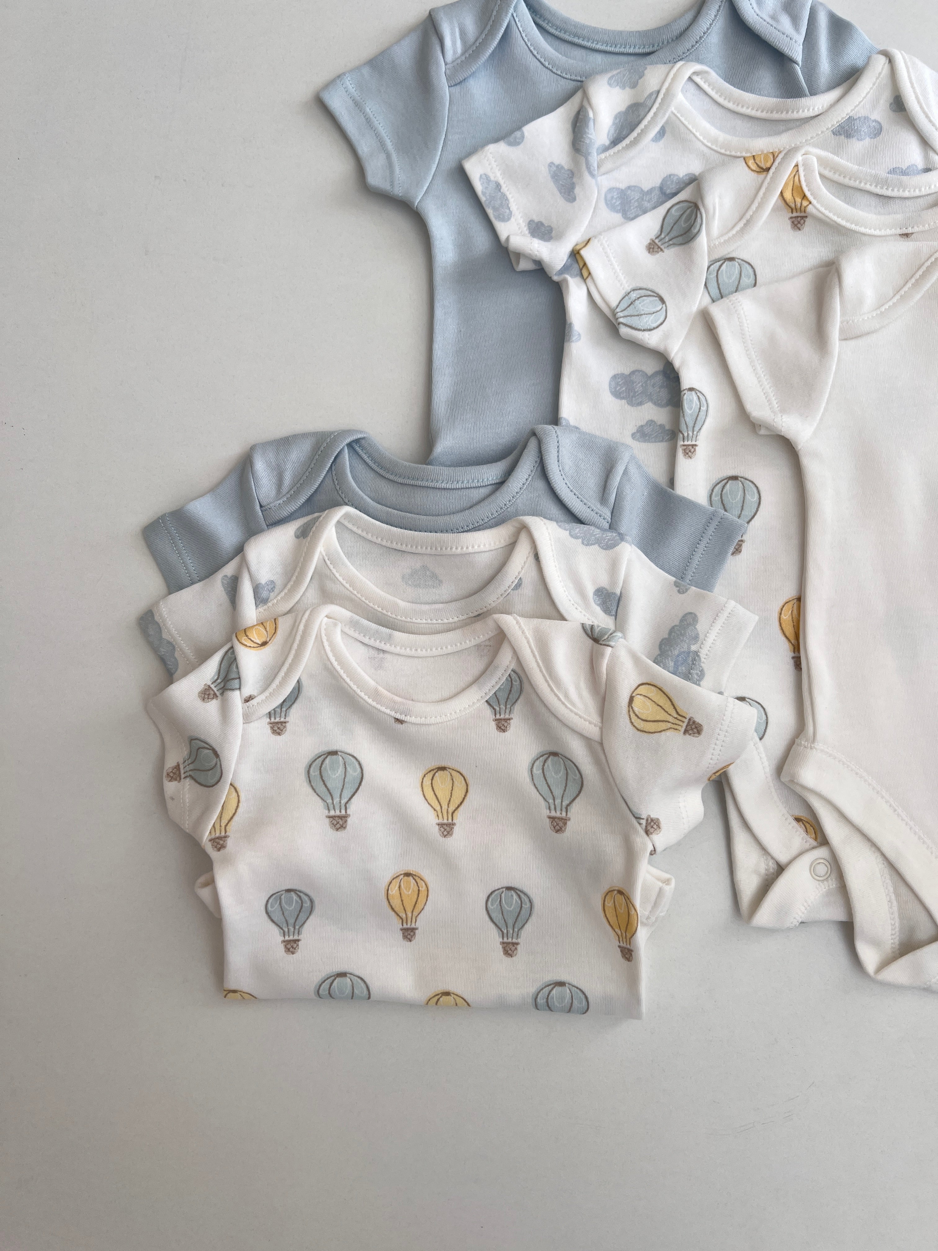 Set me 7 Body "Aventurat në Qiell" – 100% Pambuk