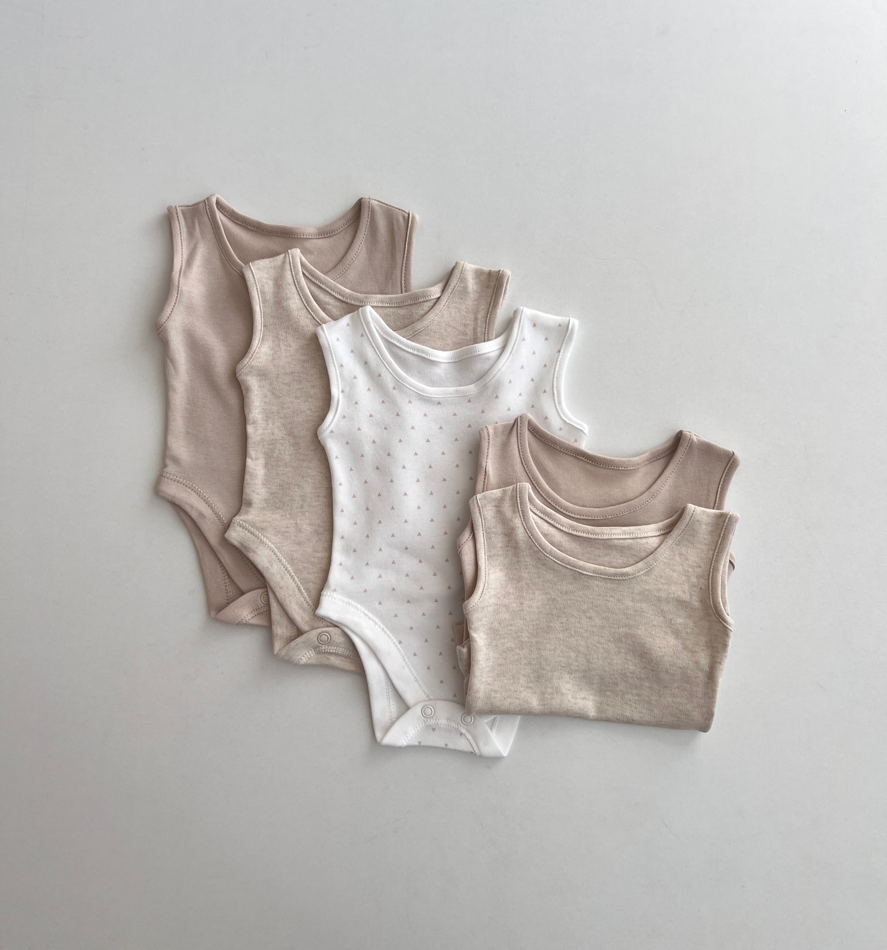 Set Me 5 Body Kanatiere "Natural Earth" – 100% Pambuk