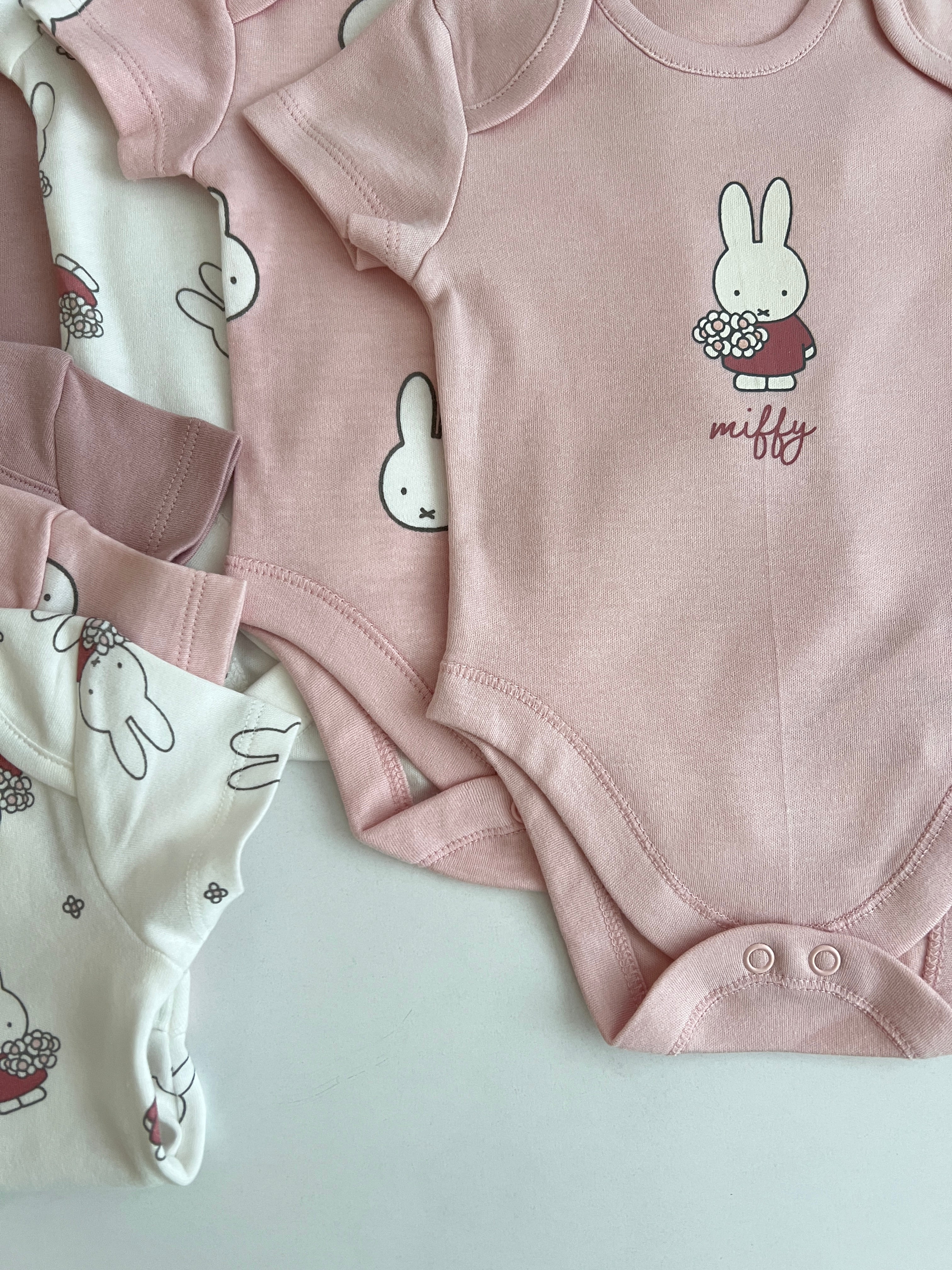 Set Bodyt Miffy Per Vajza – 100% Pambuk i Bute