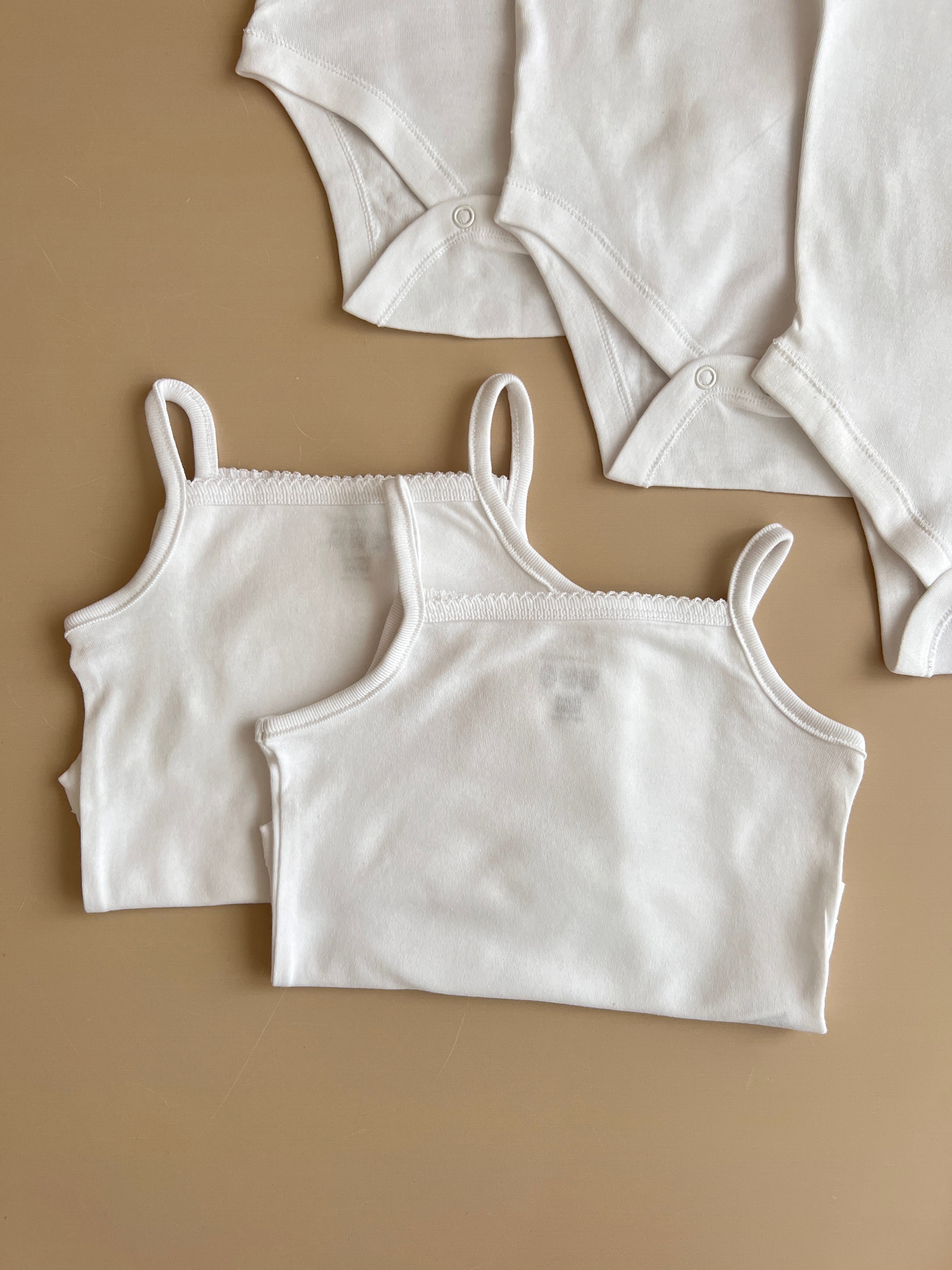 Set Body Kanatiere – 100% Pambuk i Bardhe Premium