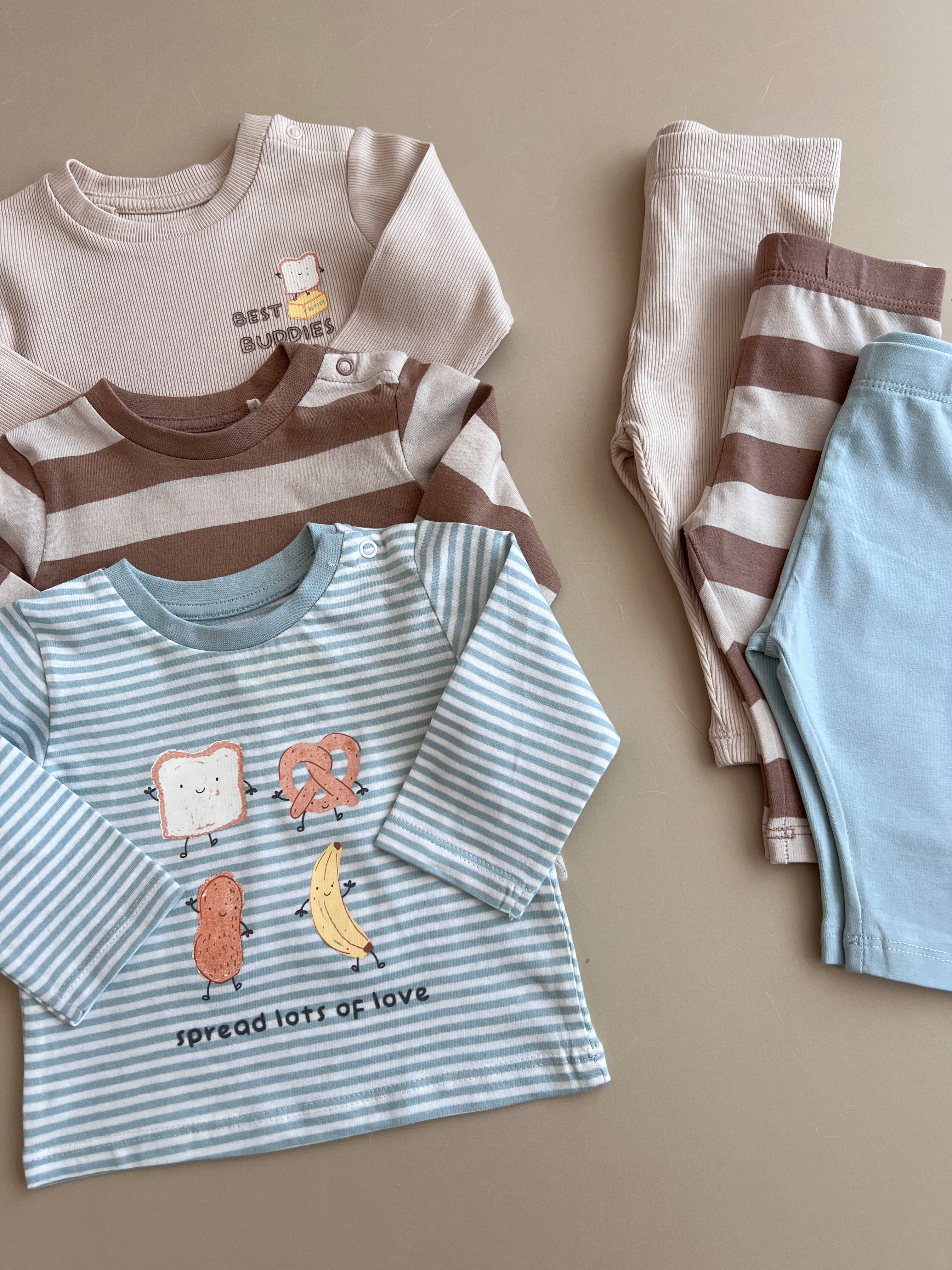 Set me 3 Kostume Best Buddies & Stripes