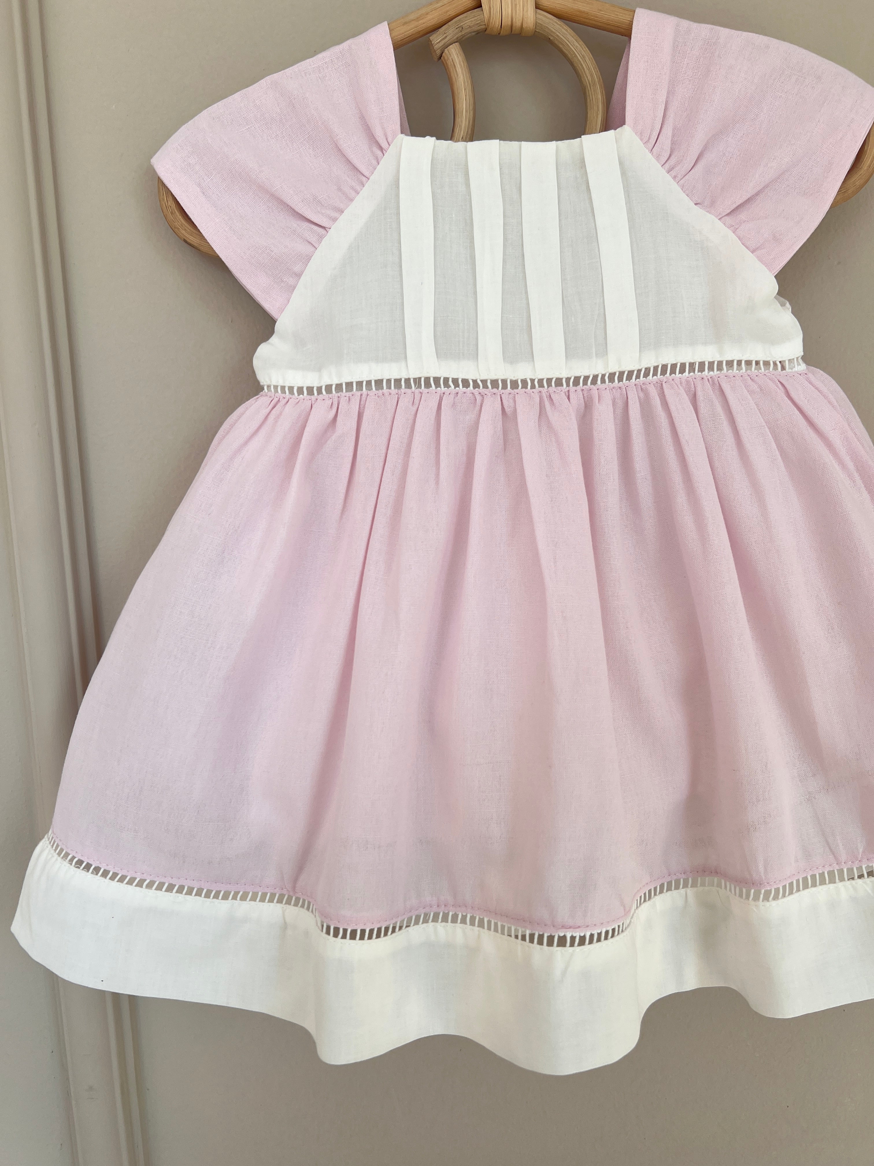 Fustan Vintage – Roze Puder
