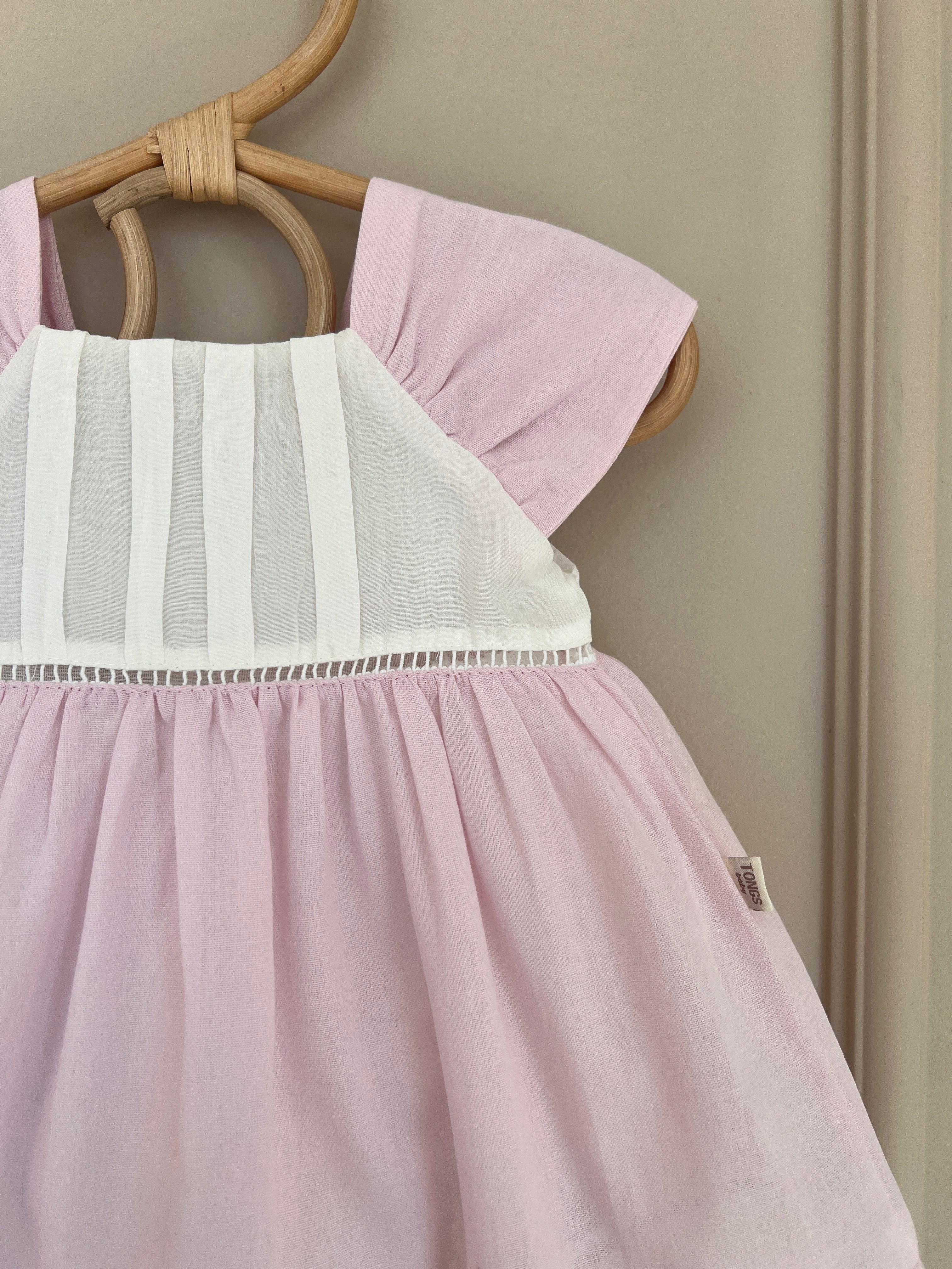 Fustan Vintage – Roze Puder