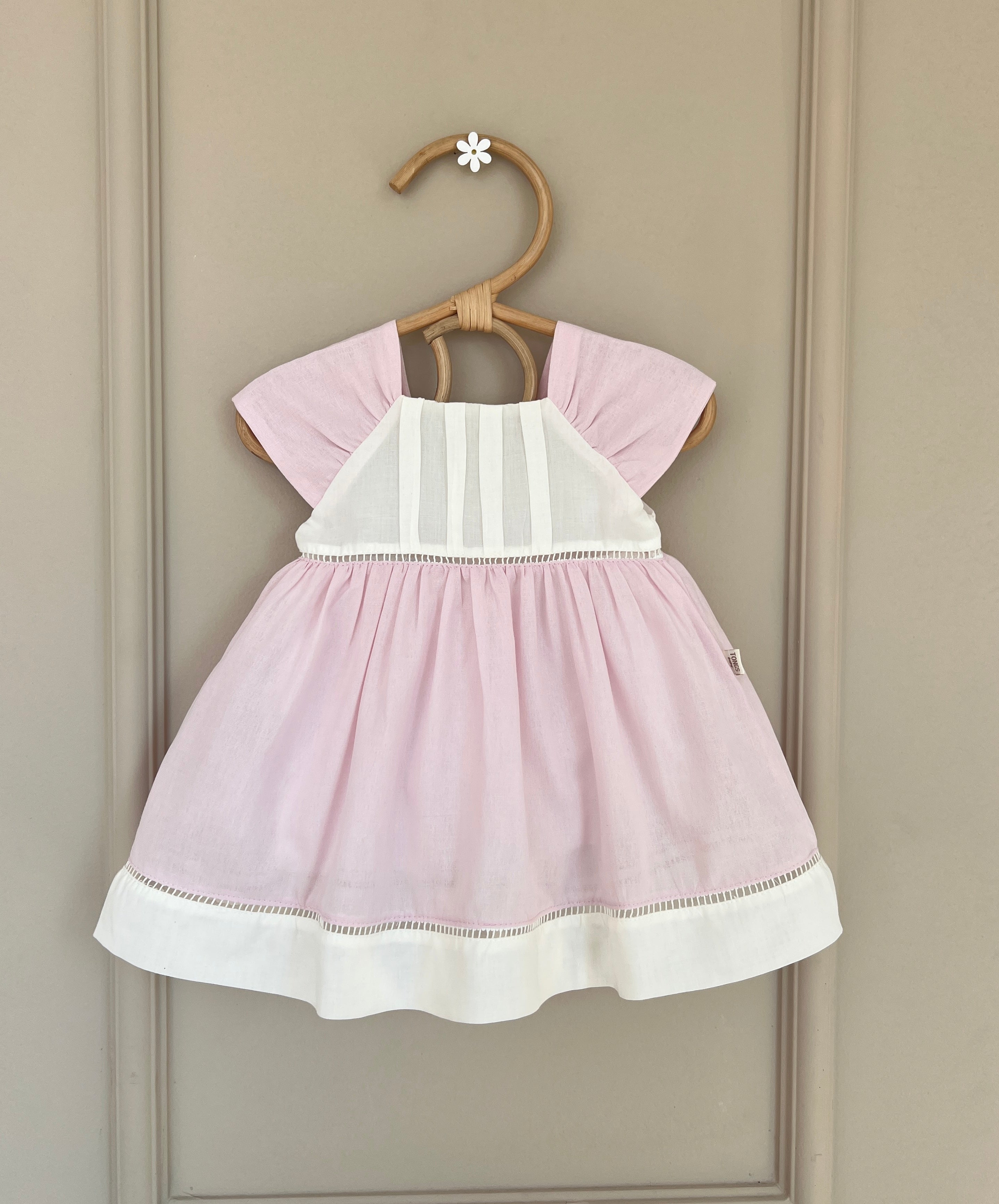 Fustan Vintage – Roze Puder