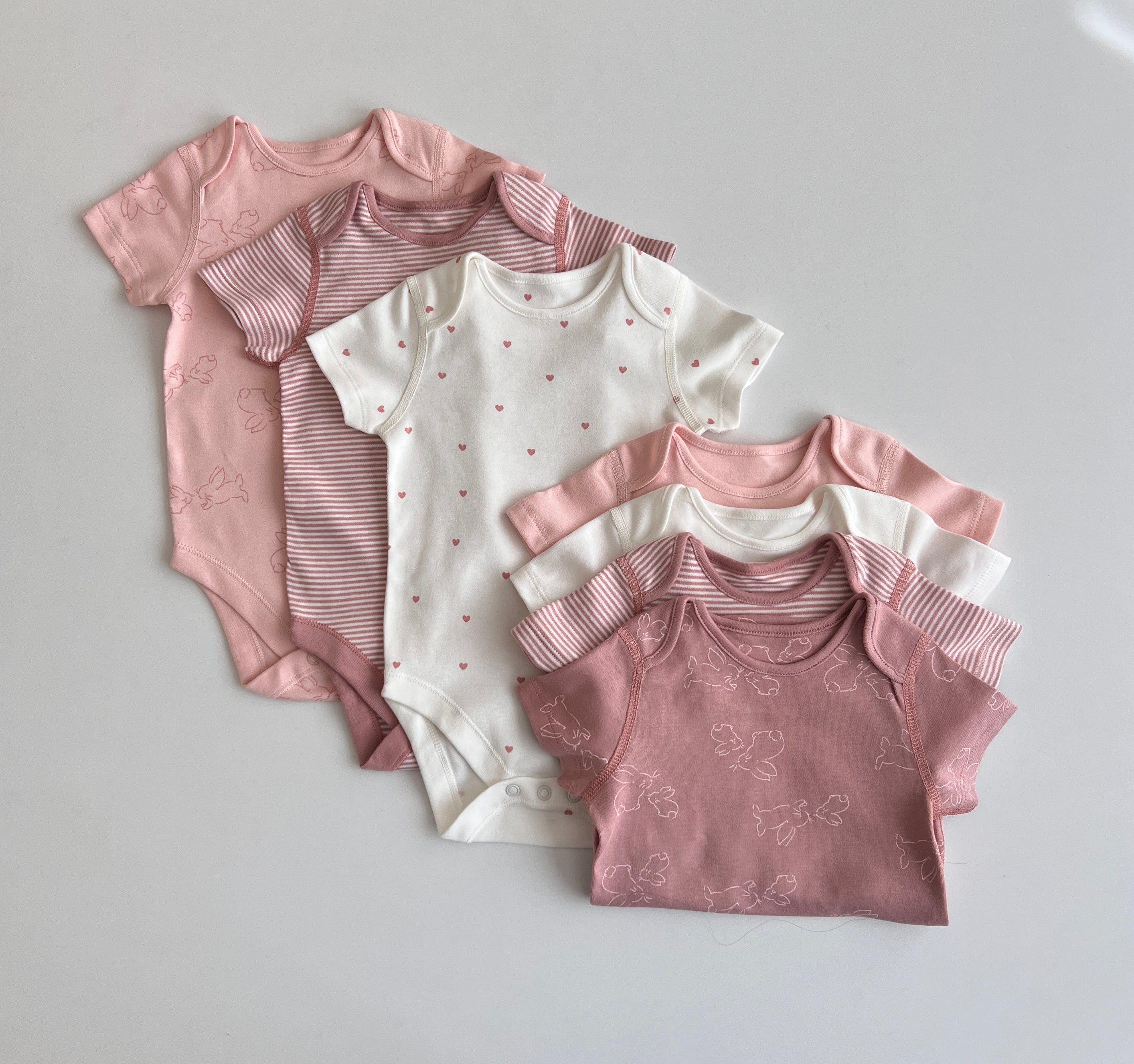 Set me 7 Body me Menge te Shkurtra – 100% Pambuk