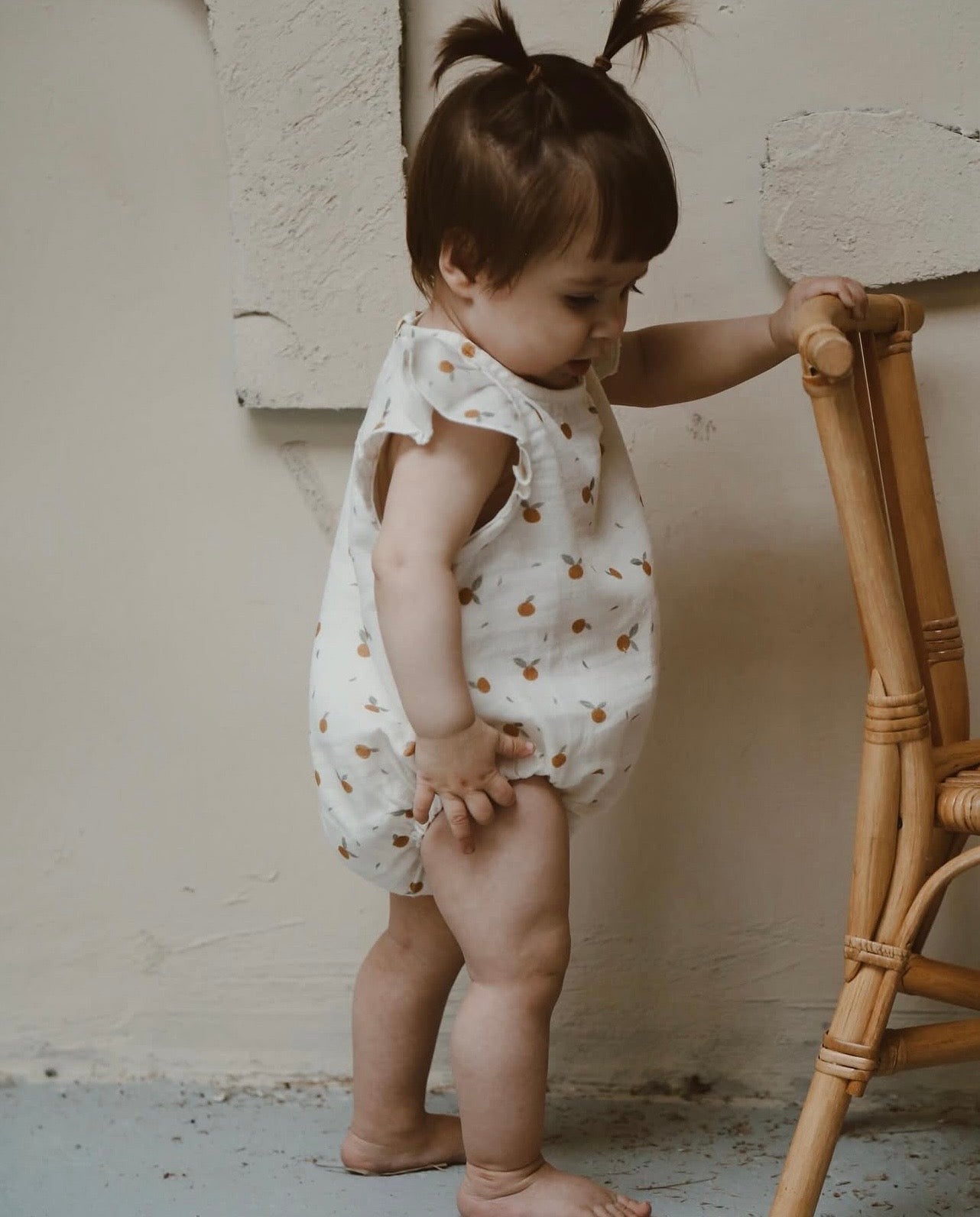 Romper "Citrus Charm" prej Musline – 100% Pambuk