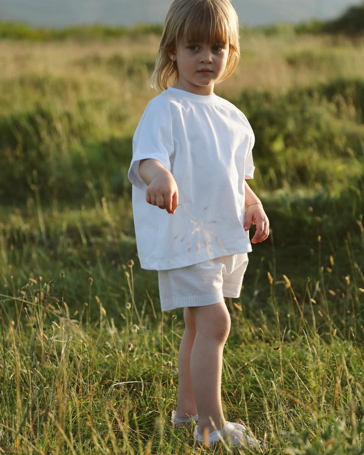 Kostum Veror me 2 Pjese "Pure White" – 100% Pambuk