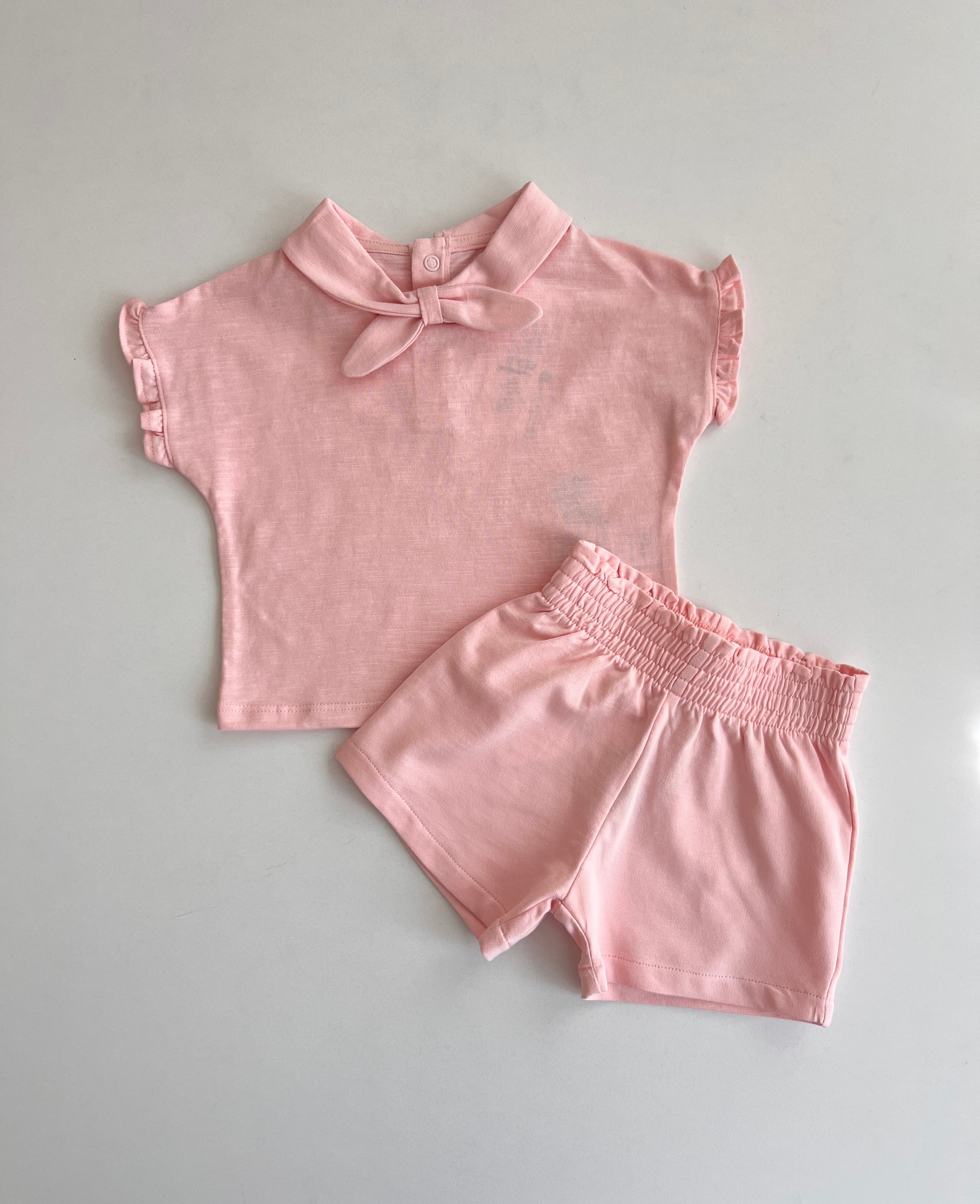 Set me 3 Kostume (100% Pambuk) - Blu, Rozë & Krem