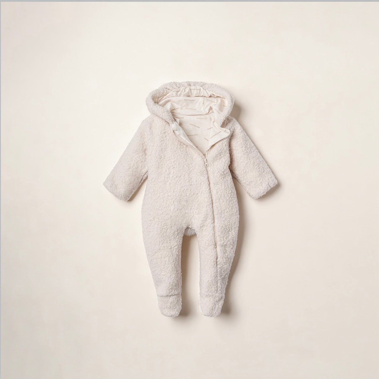Pramsuit Krem me Kapuc