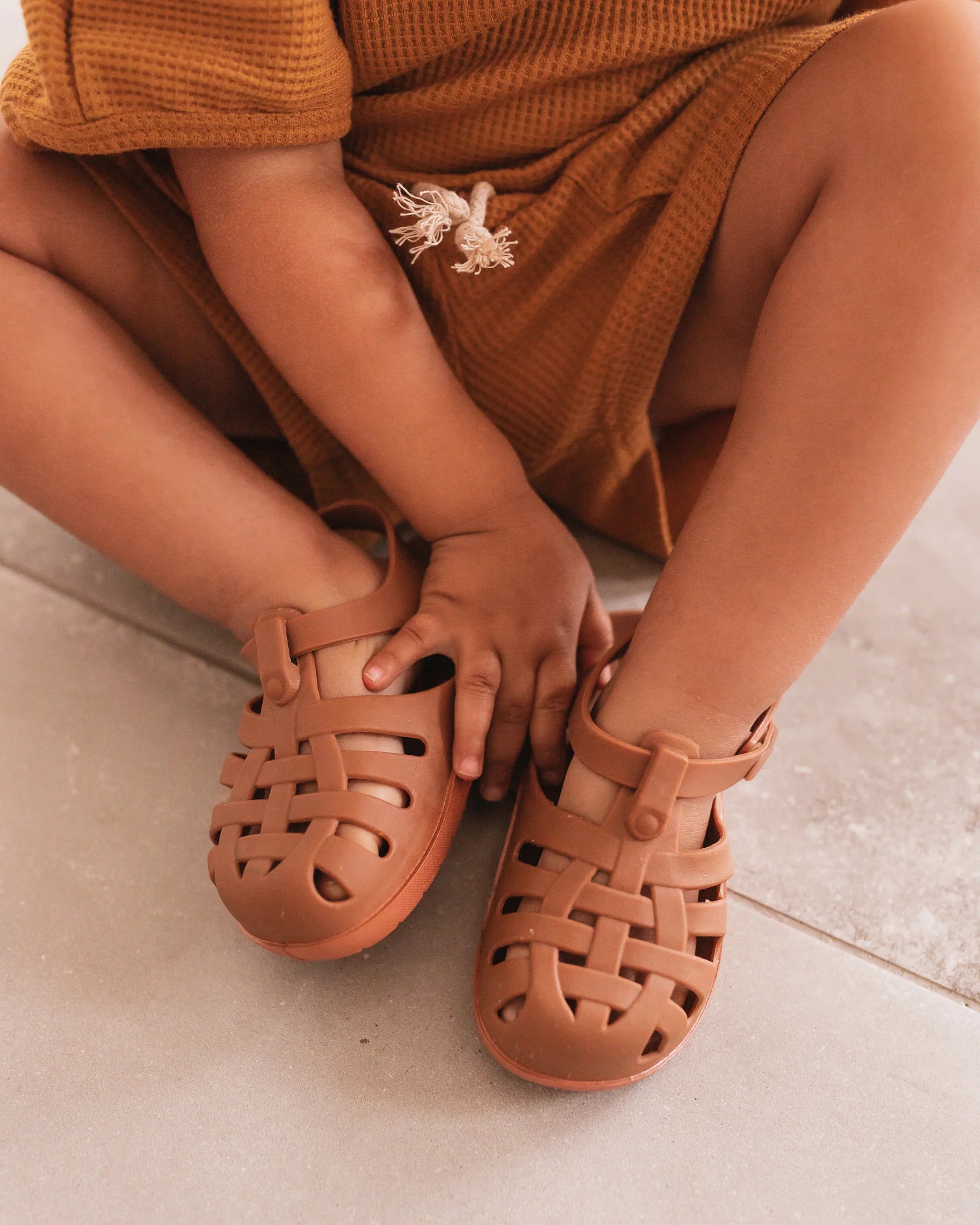 Sandale – Model "Flopper" Rusted Orange