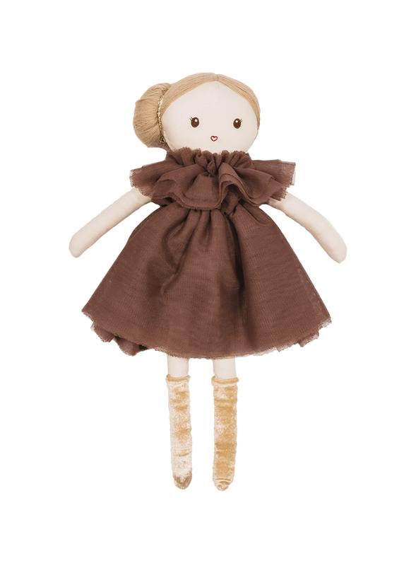 Kukull Handmade prej Pambuku – Dollies Maggie Lu (34cm)