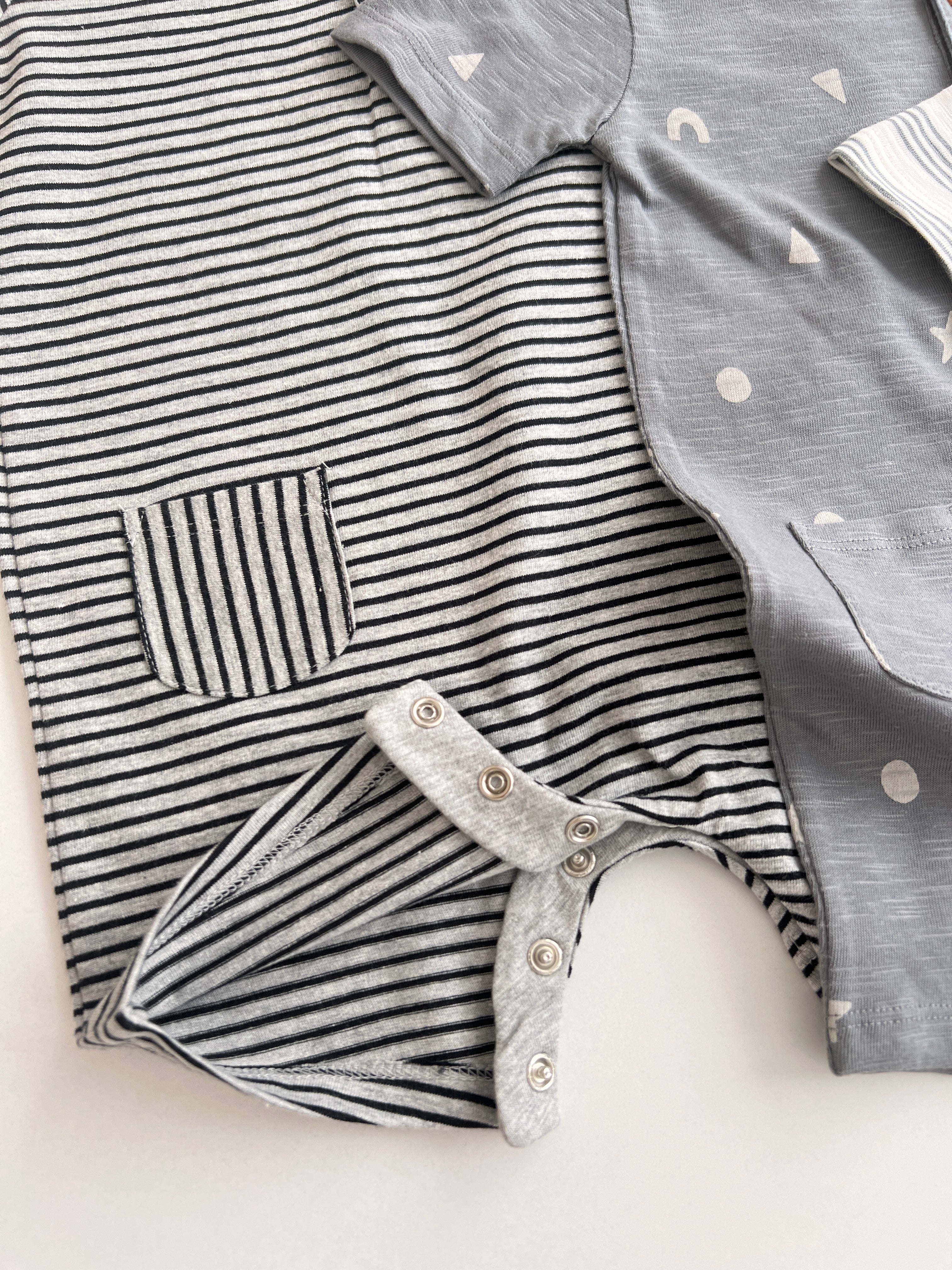 Set me 3 Rompera "Urban Grey"
