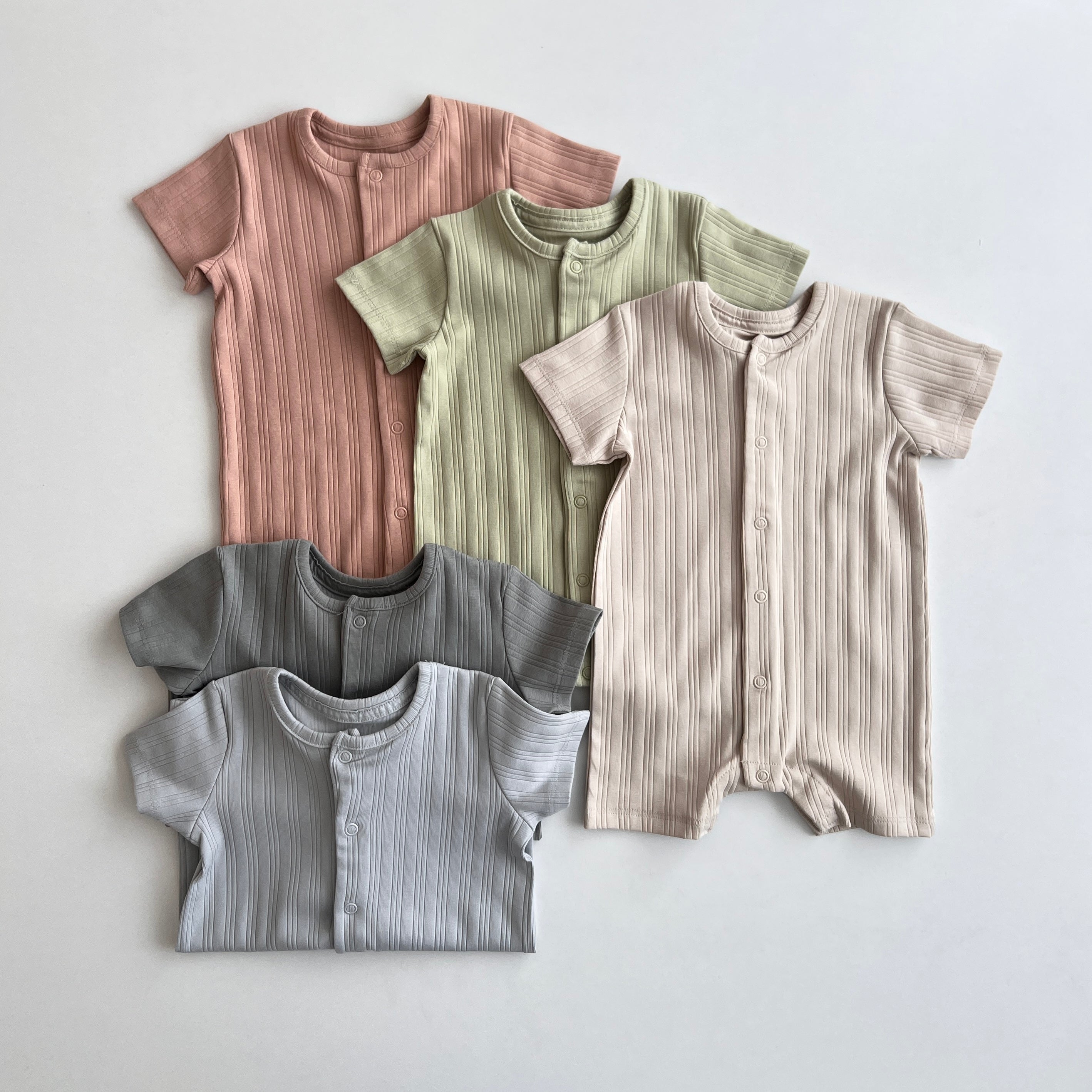 Set me 5 Rompera "Pastel Rainbow"