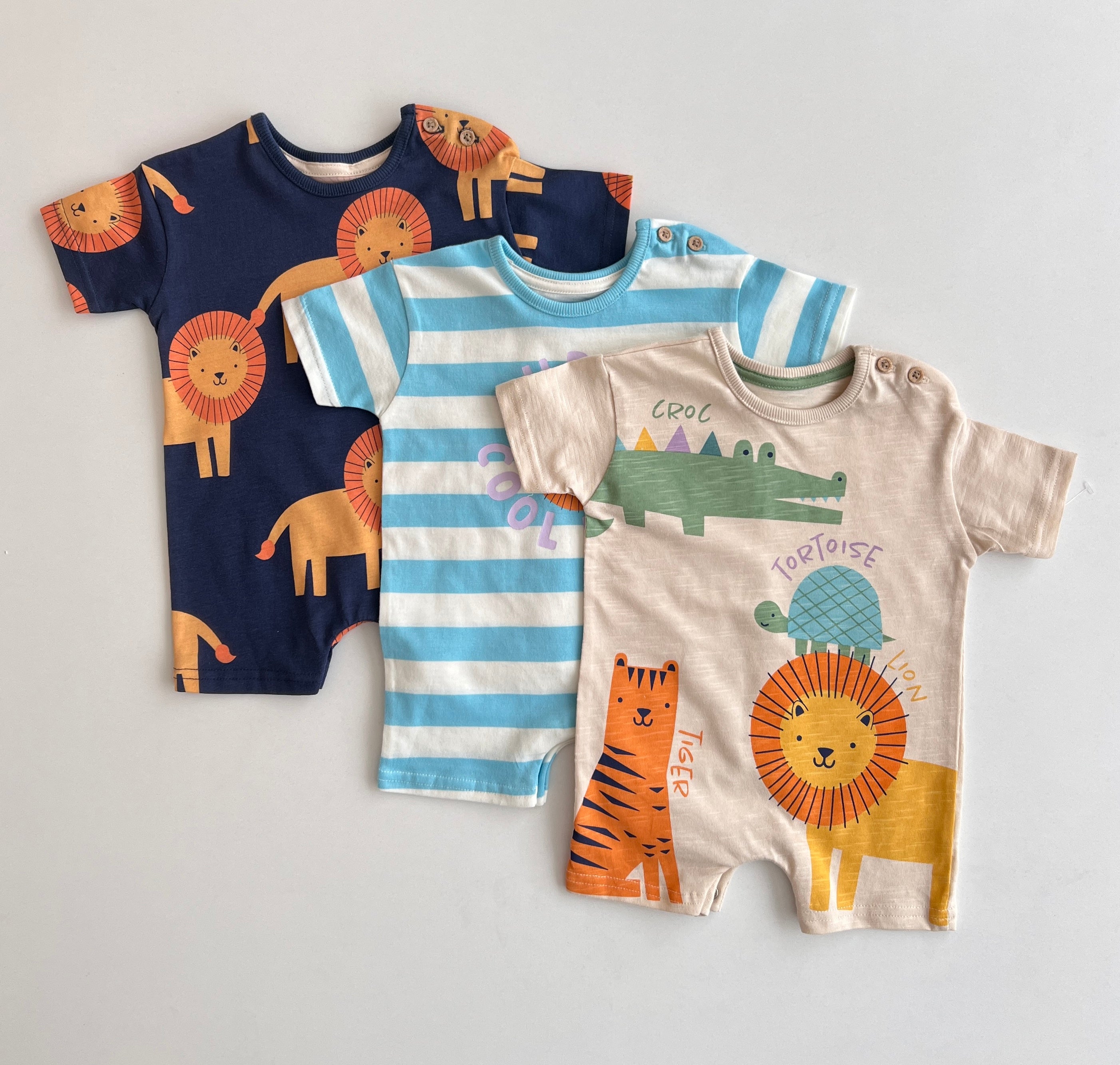 Set me 3 Rompera "Blue Ocean"