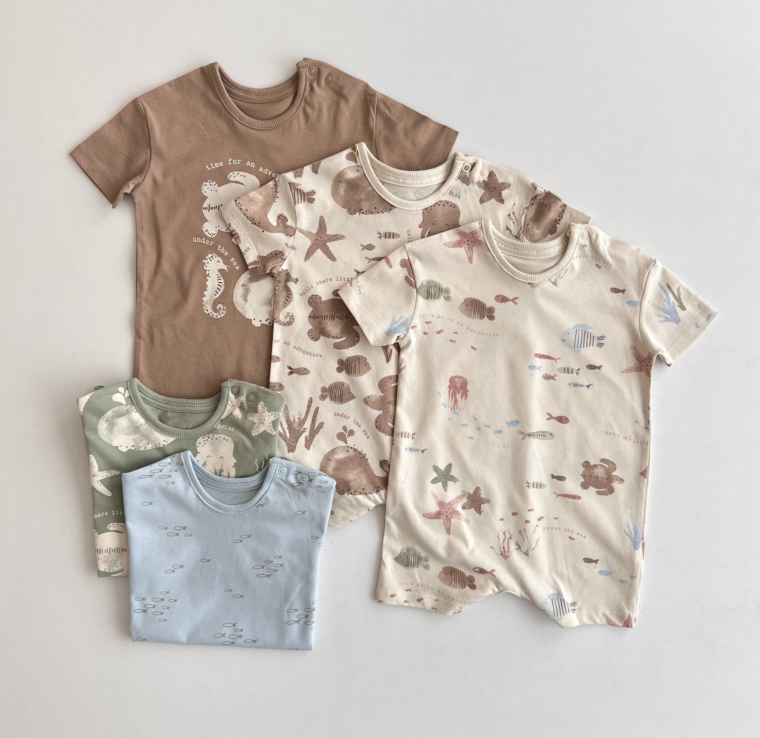 Set me 3 Rompera "Essential Neutrals"