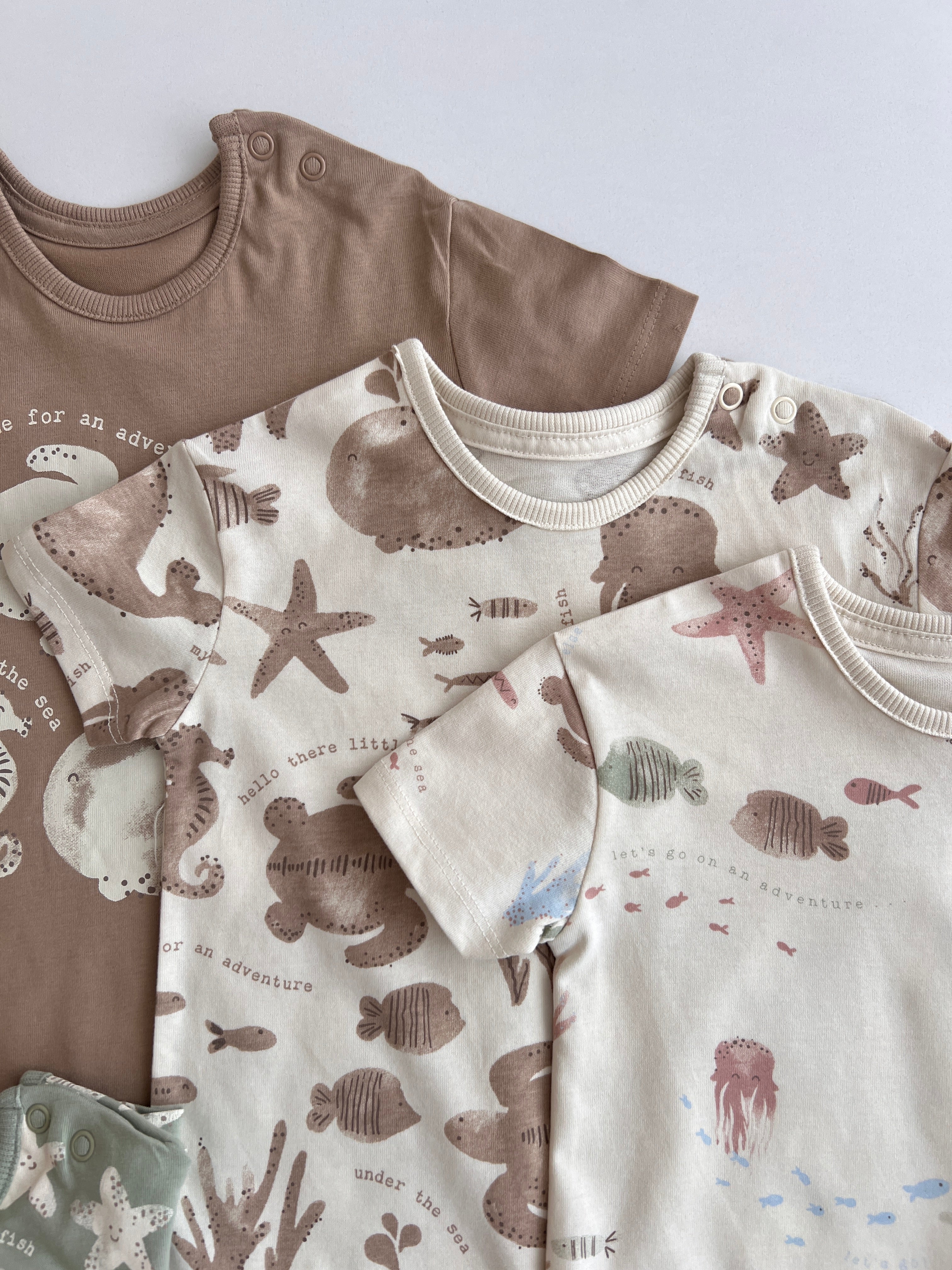 Set me 3 Rompera "Essential Neutrals"