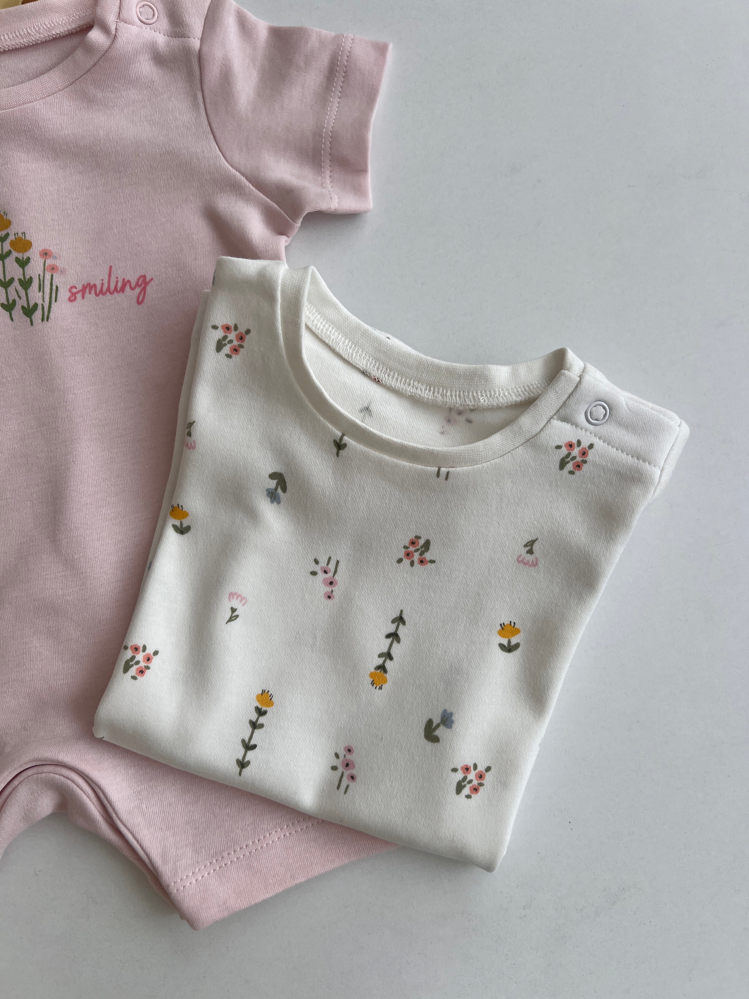 Set me 4 Rompera "Floral Garden" – Nuanca Pastel