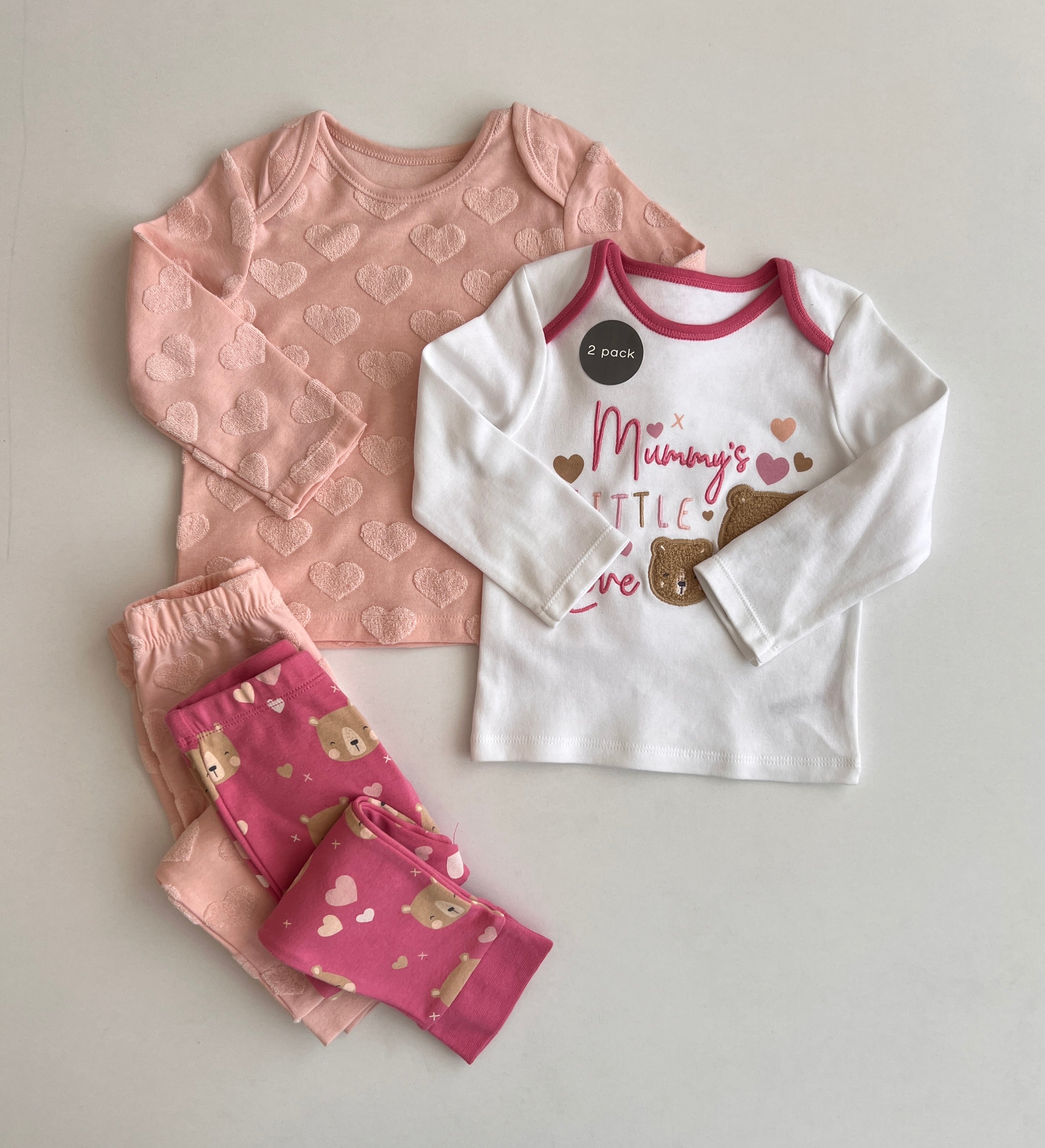 Set me 2 Kostume "Sweet Hearts & Bears"