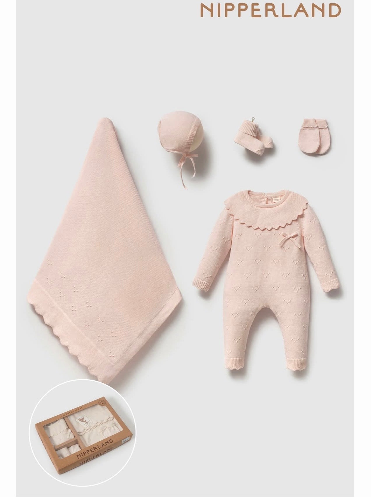 Set Materniteti Premium – 5 Pjese - Baby Pink