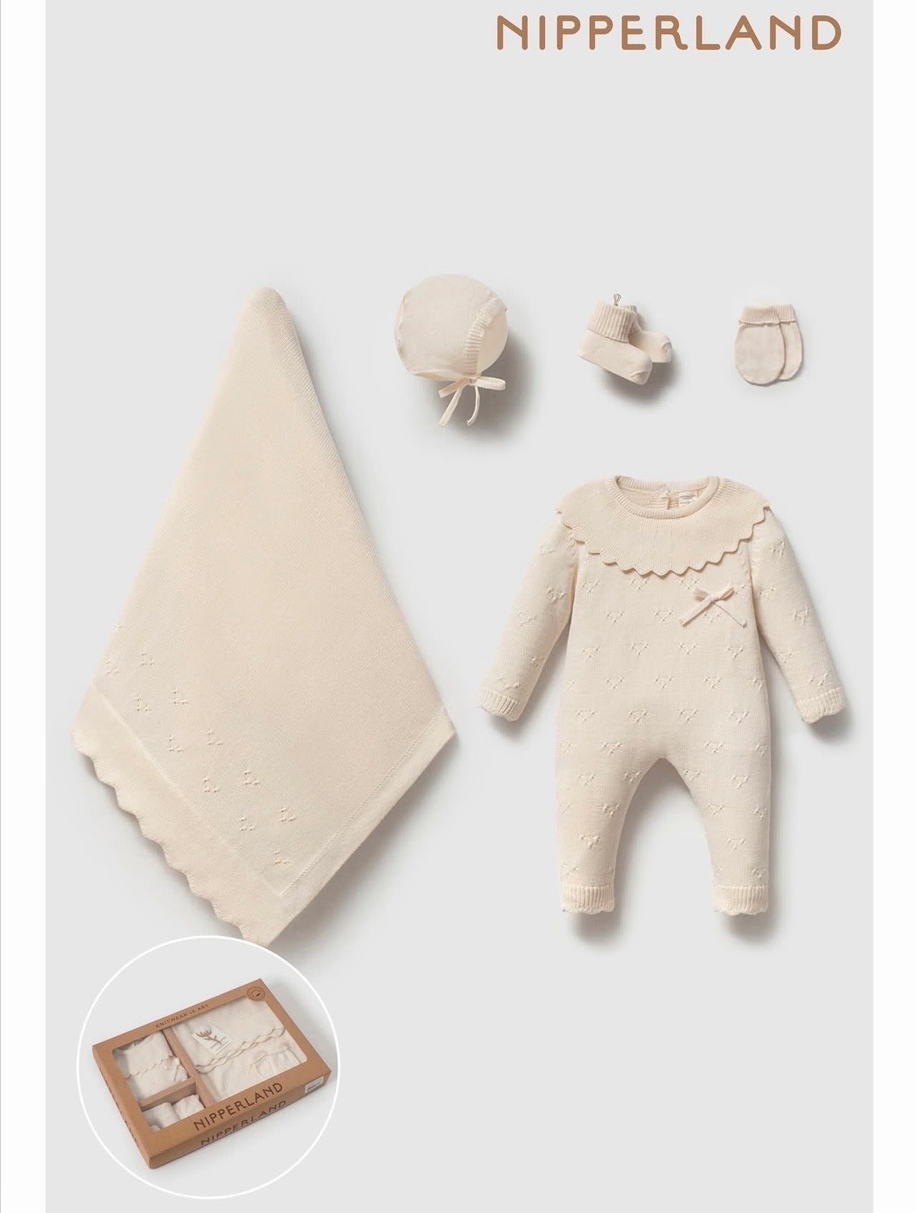 Set Materniteti Premium – 5 Pjese - Krem
