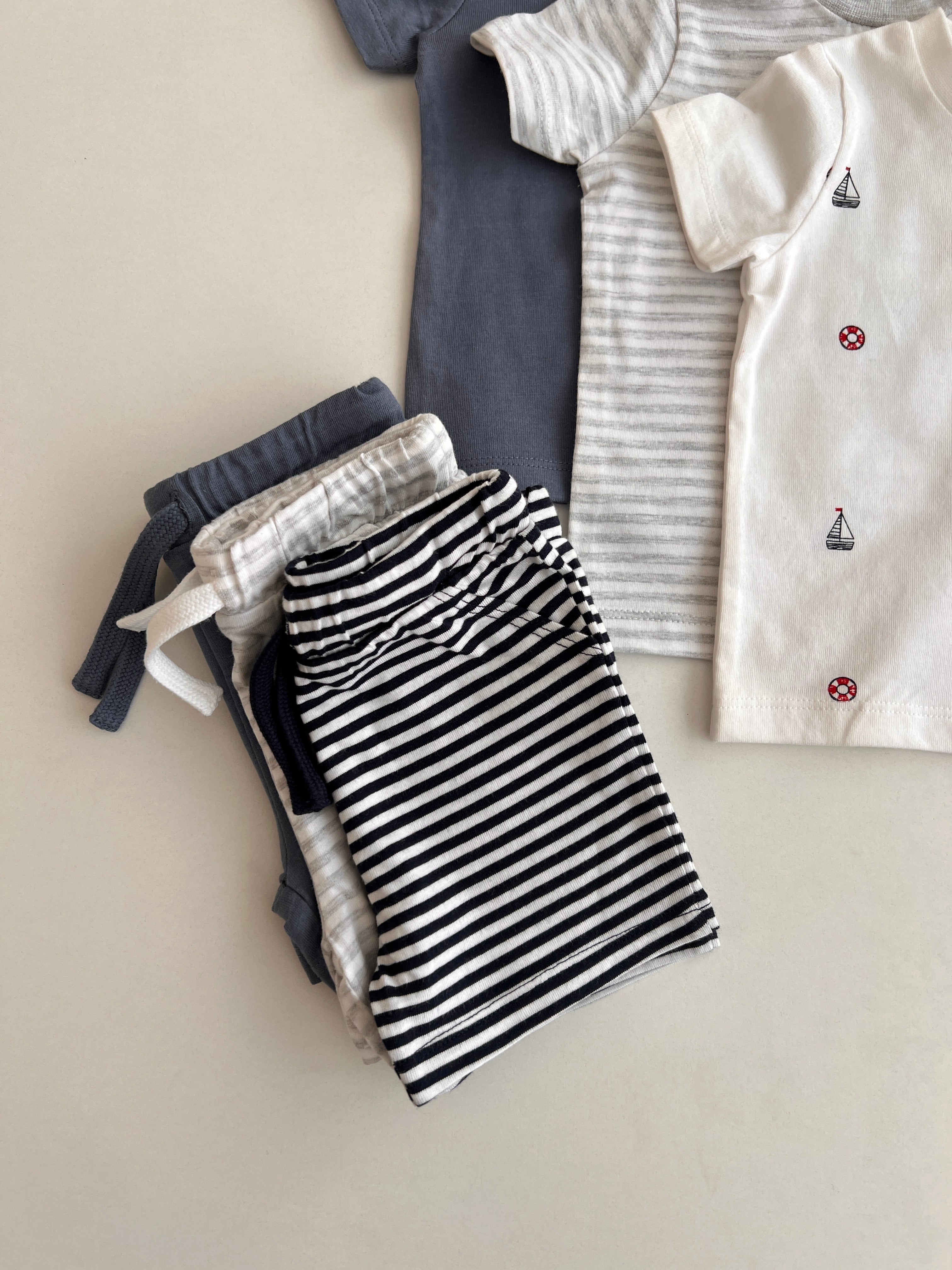 Set me 3 Kostume Pambuku – "Little Sailor"
