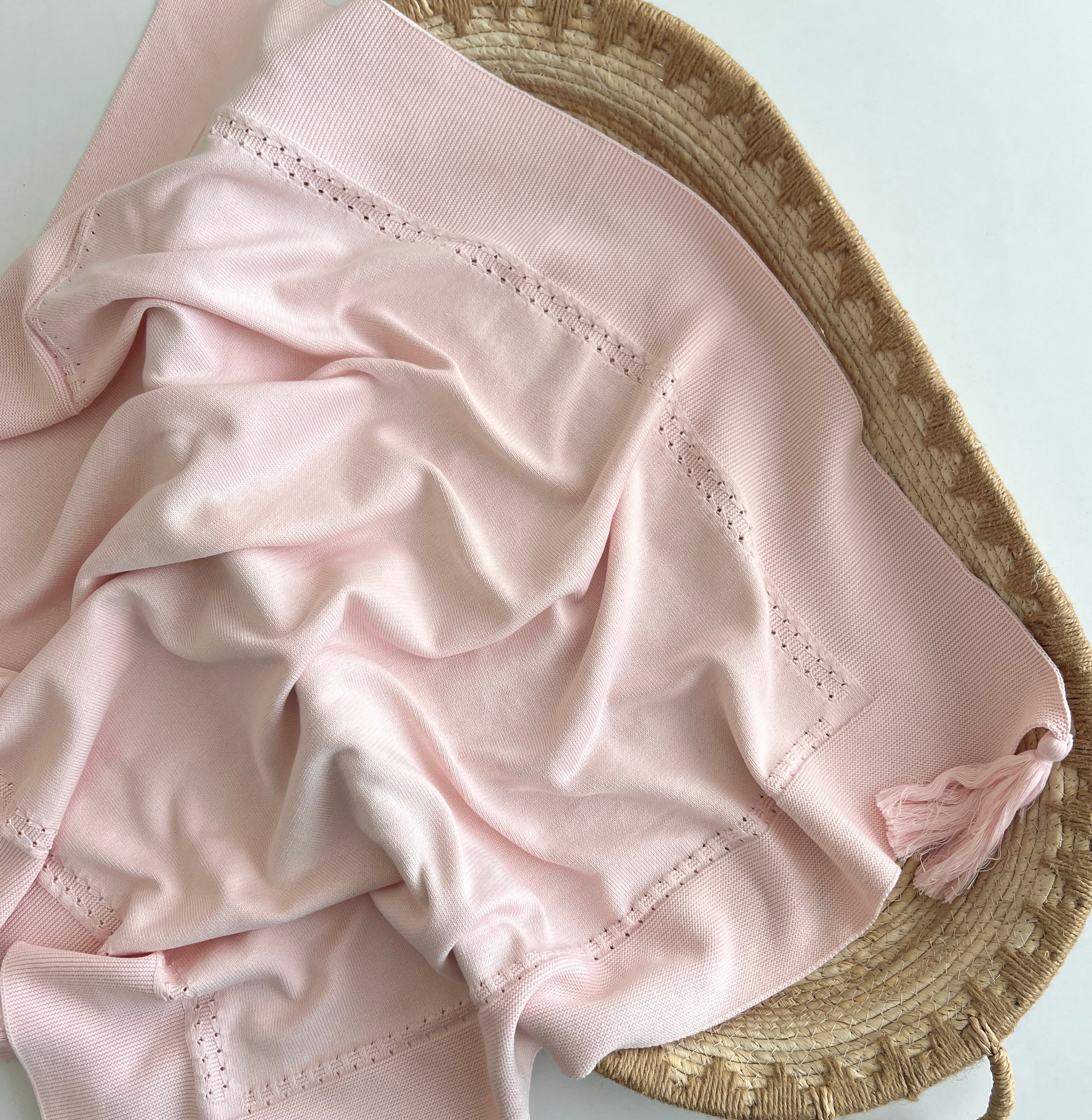 Batanie e Thurur 100% Pambuk 90x90 cm - Soft Pink