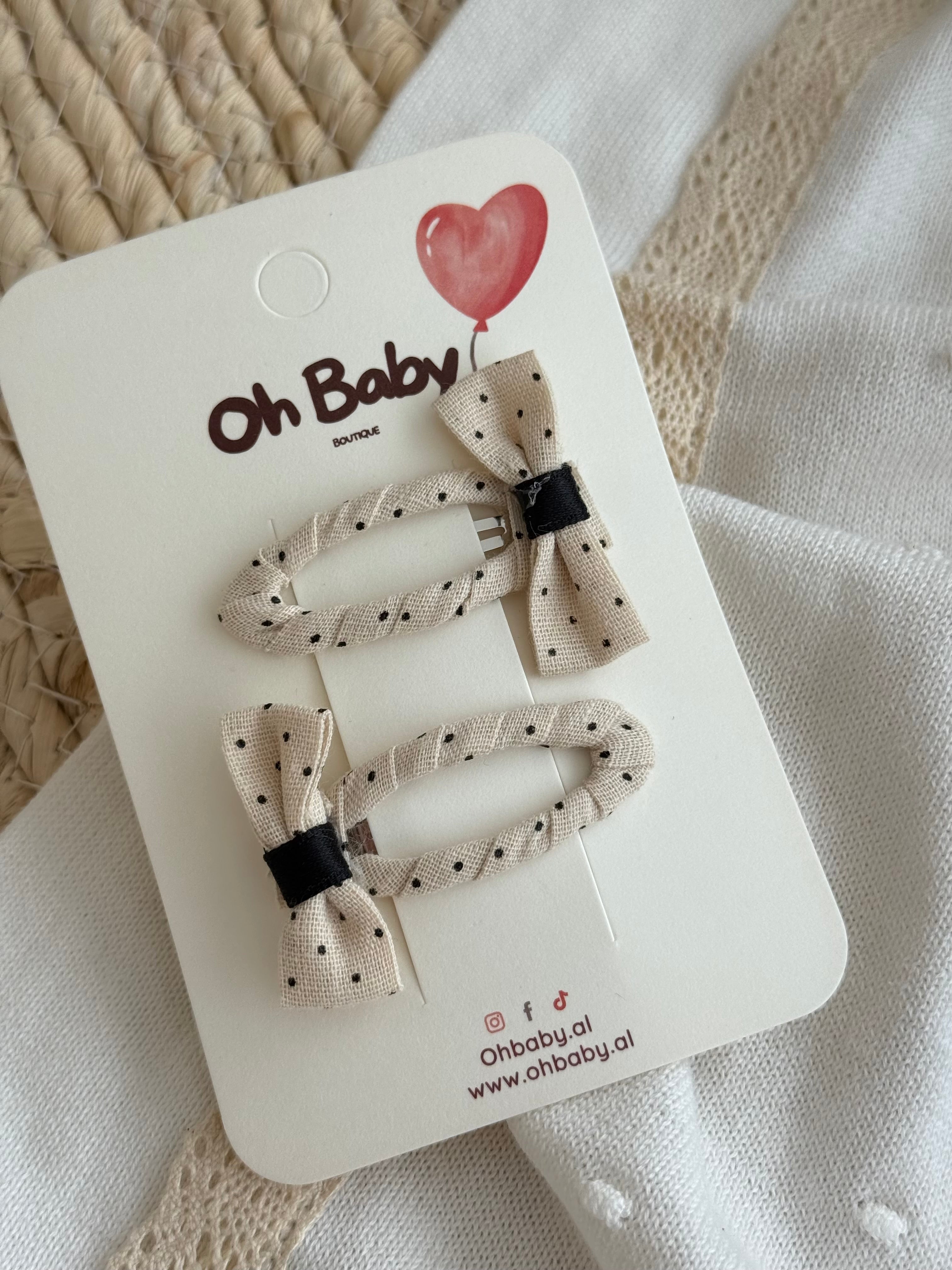 Set me 2 Kapese Flokesh "Polka Dot Elegance"