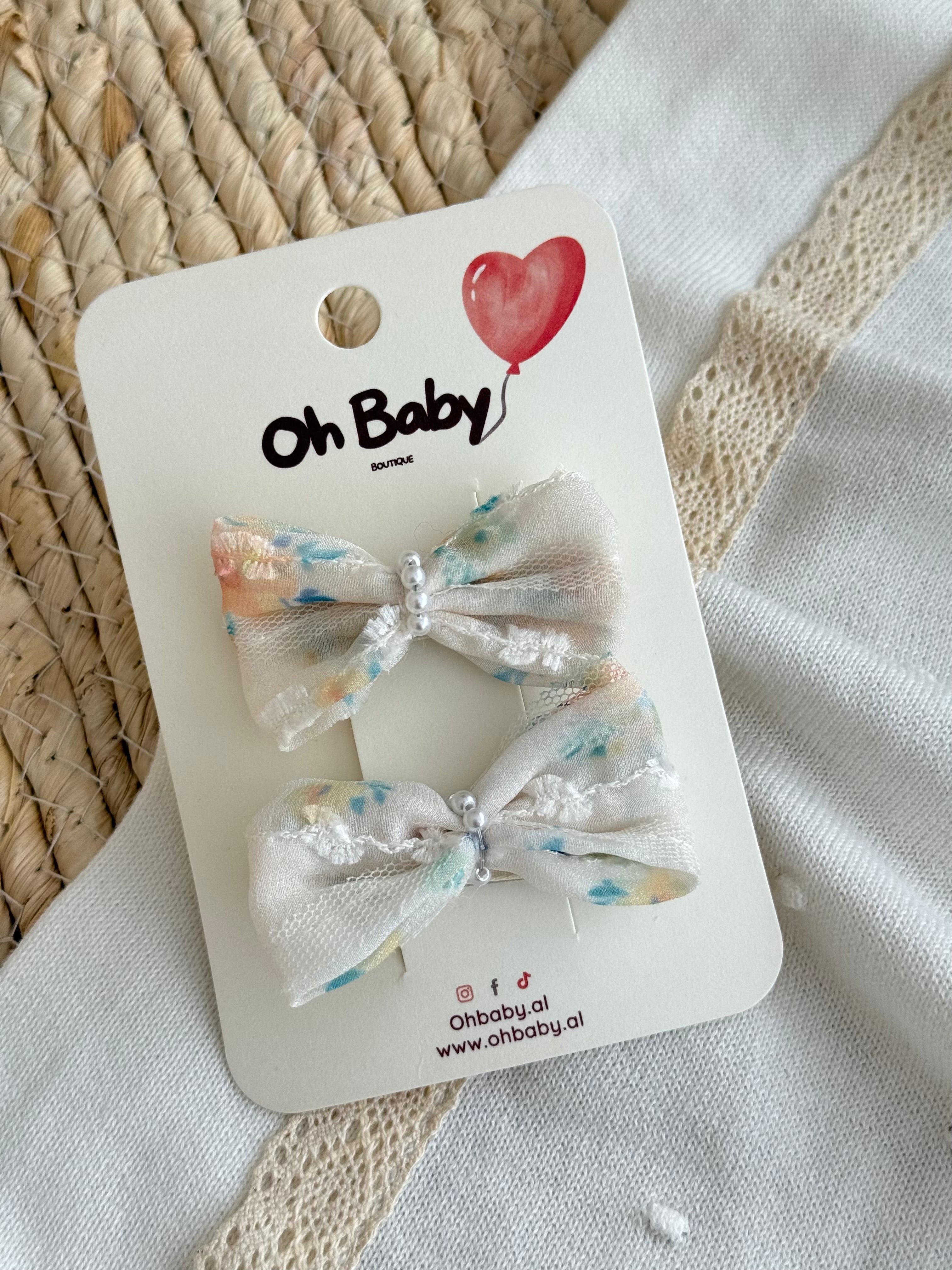 Set me 2 Kapese Flokesh "Watercolor Tulle & Pearls"