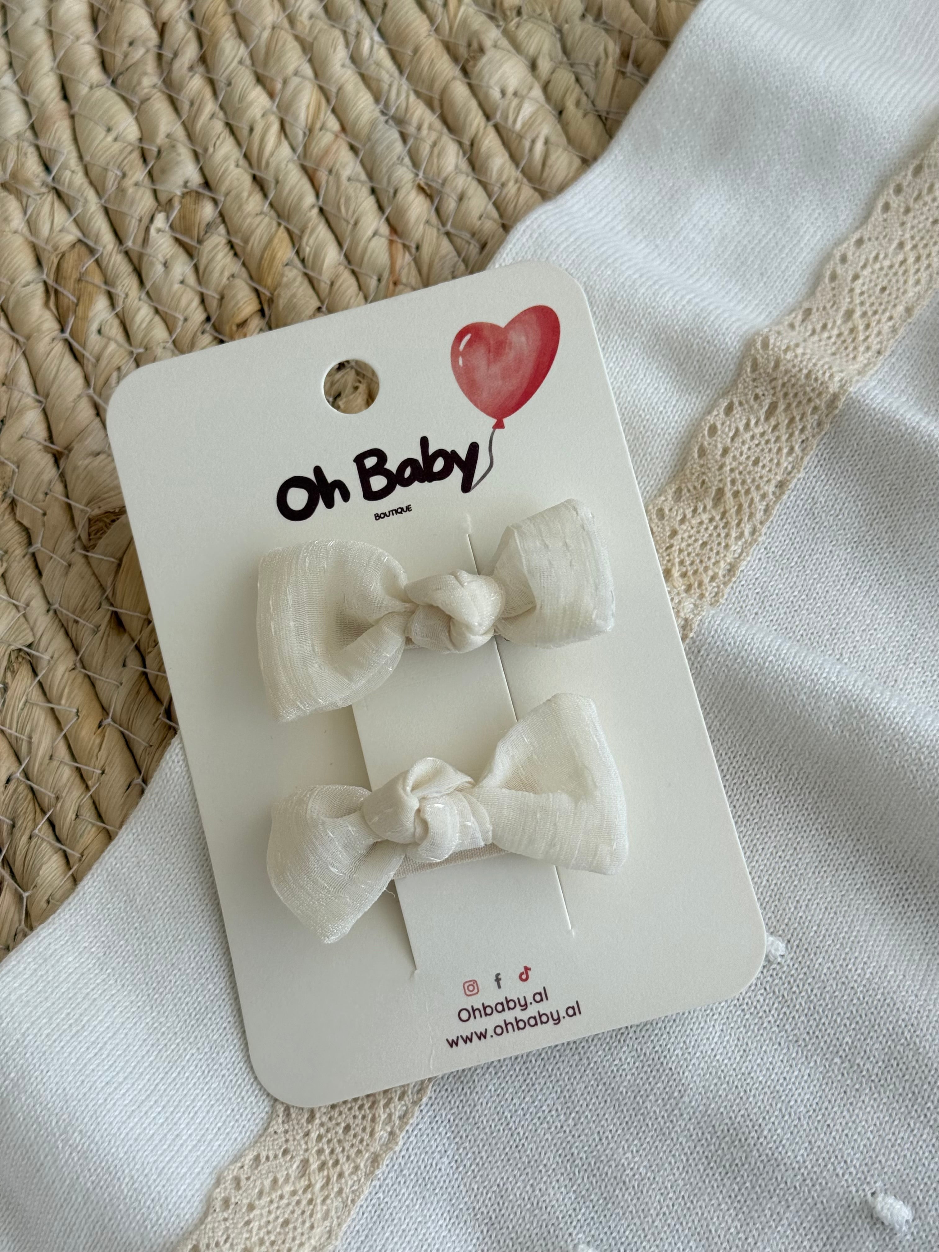 Set me 2 Kapese Flokesh "Dainty Bows"