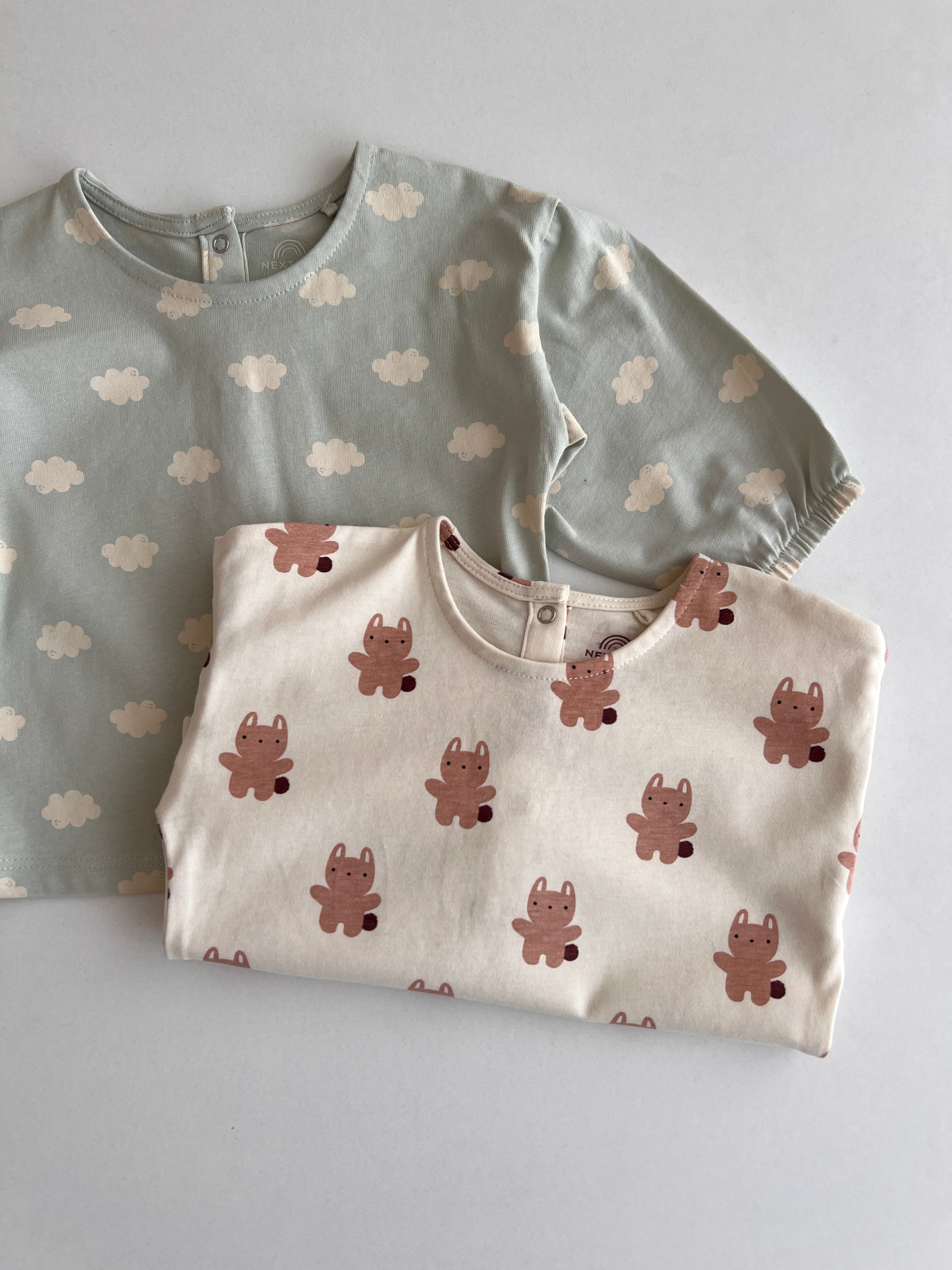 Set me 2 Bluza me Menge te Gjata "Cloudy Dreams"