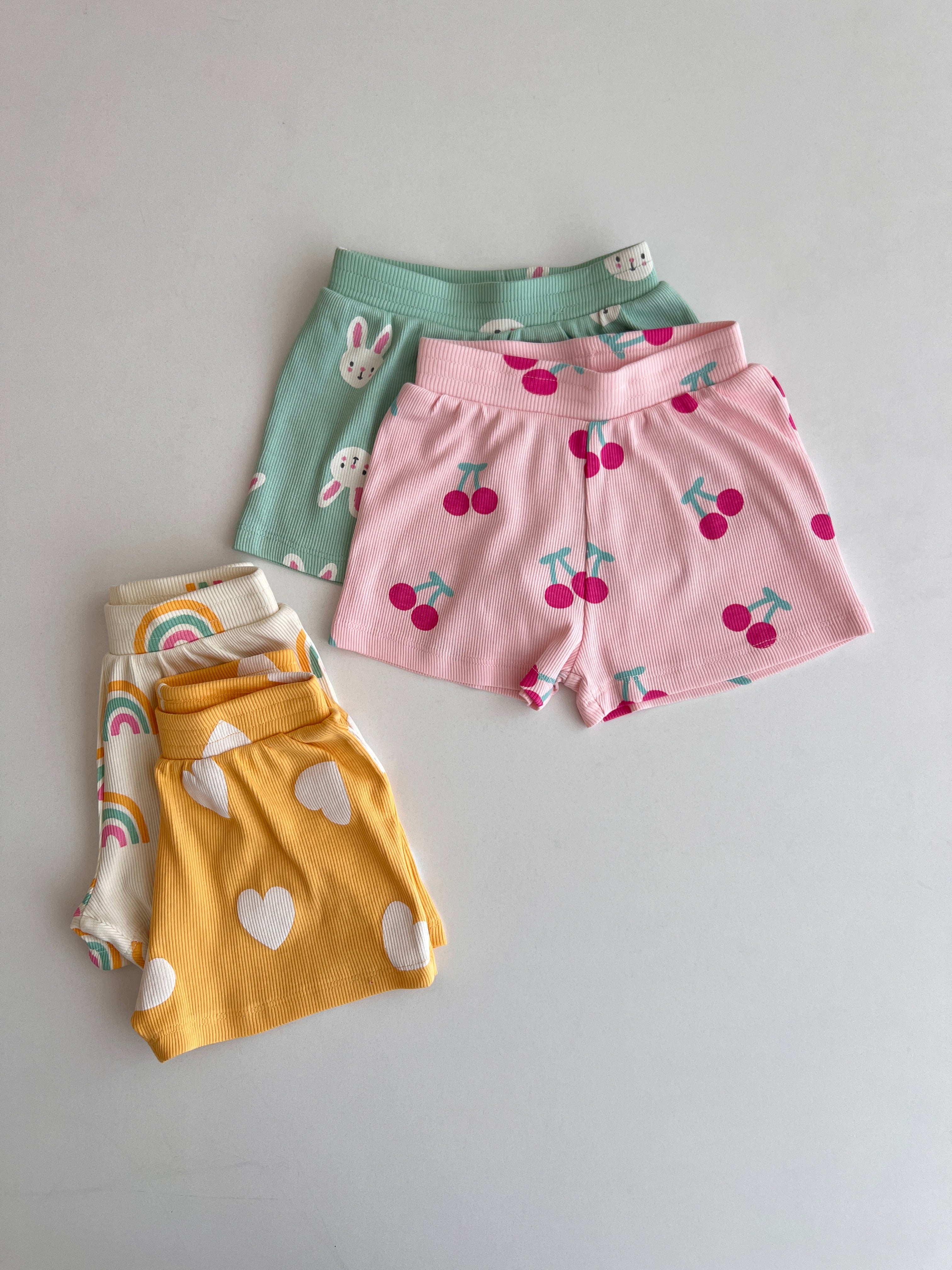 Set me 4 Pale Tuta "Sweet Pastel Rib"