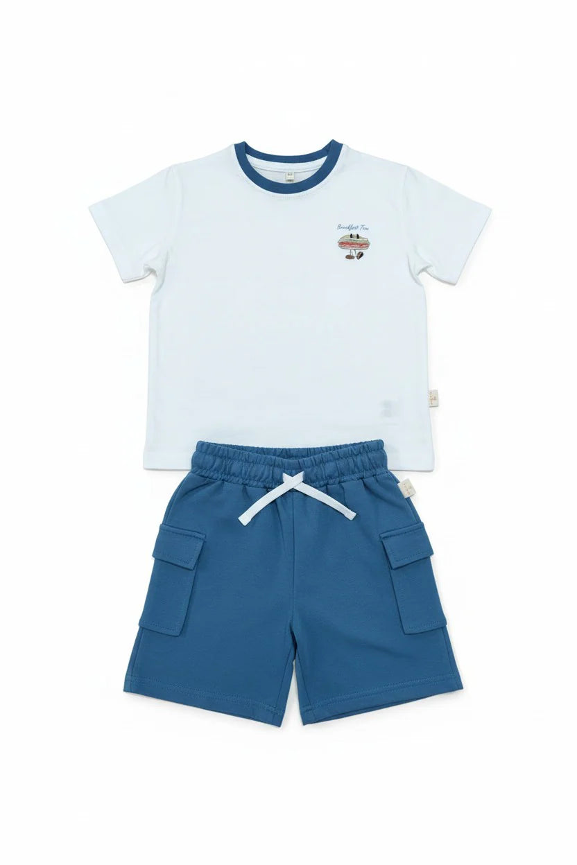 Kostum Veror Unisex "Cartoon Breakfast" (Triko & Pantallona)