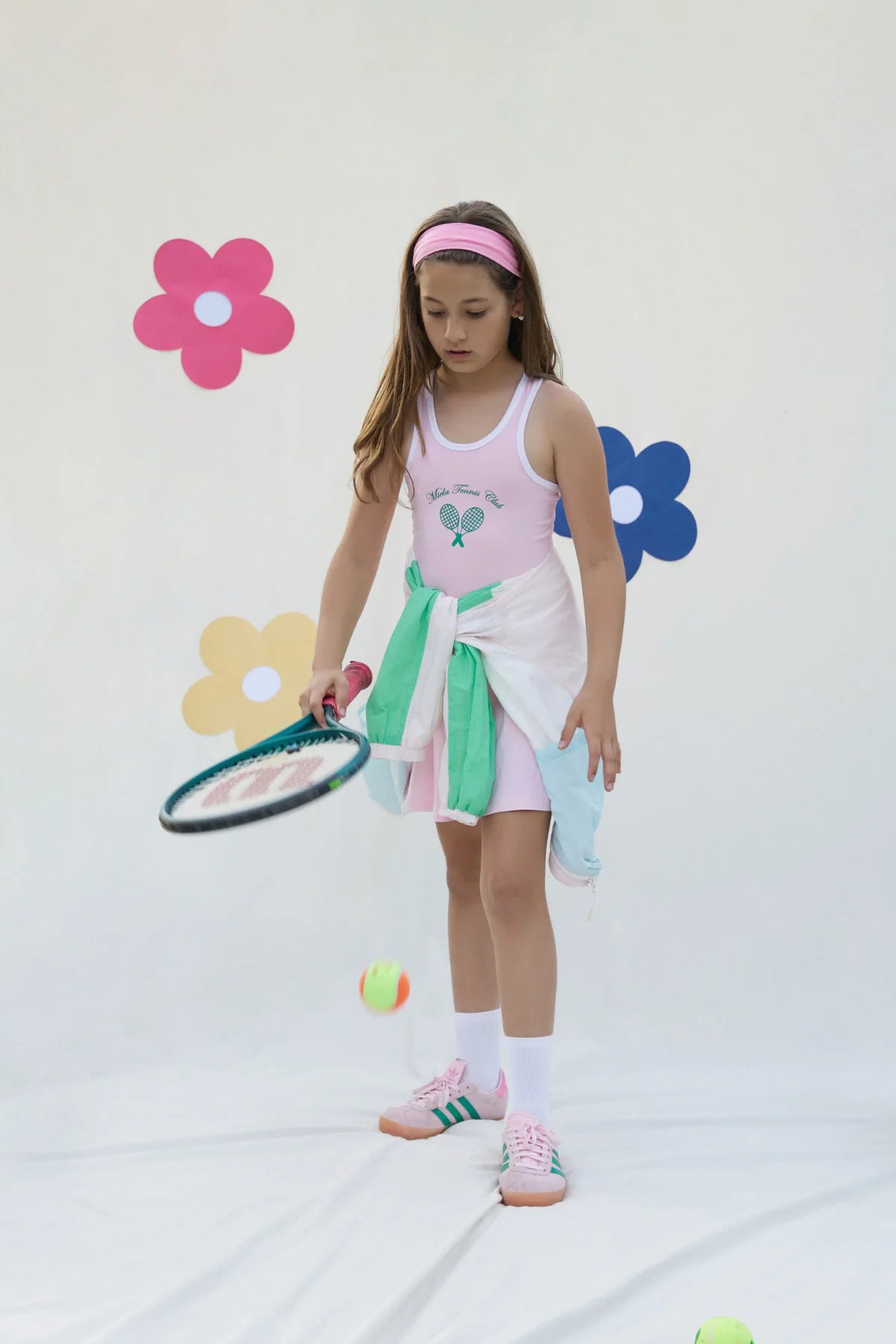 Fustan Tenisi per Vajza "Tennis Club" - Roze