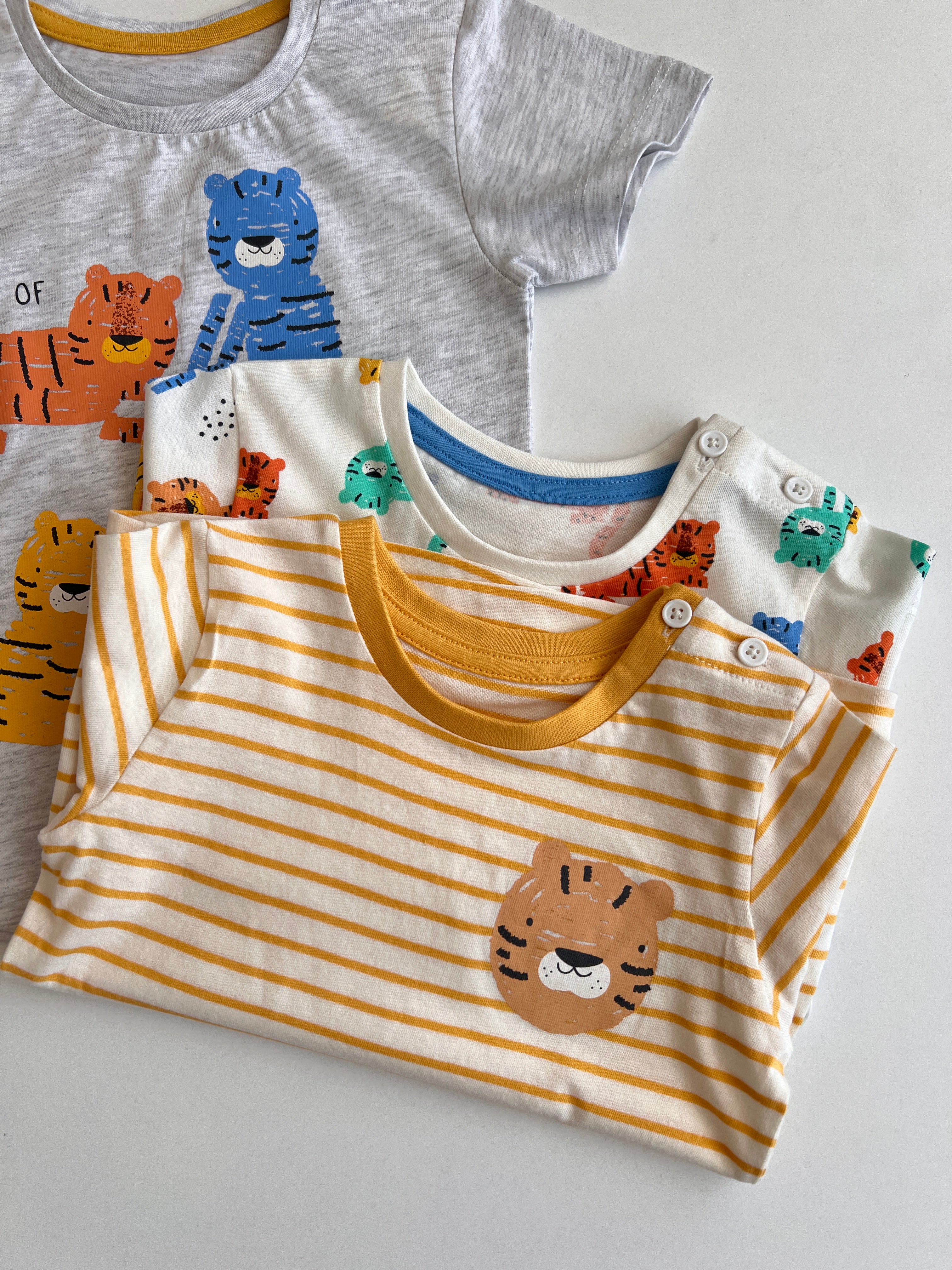 Set me 3 Bluza me Menge te Shkurtra per Femije