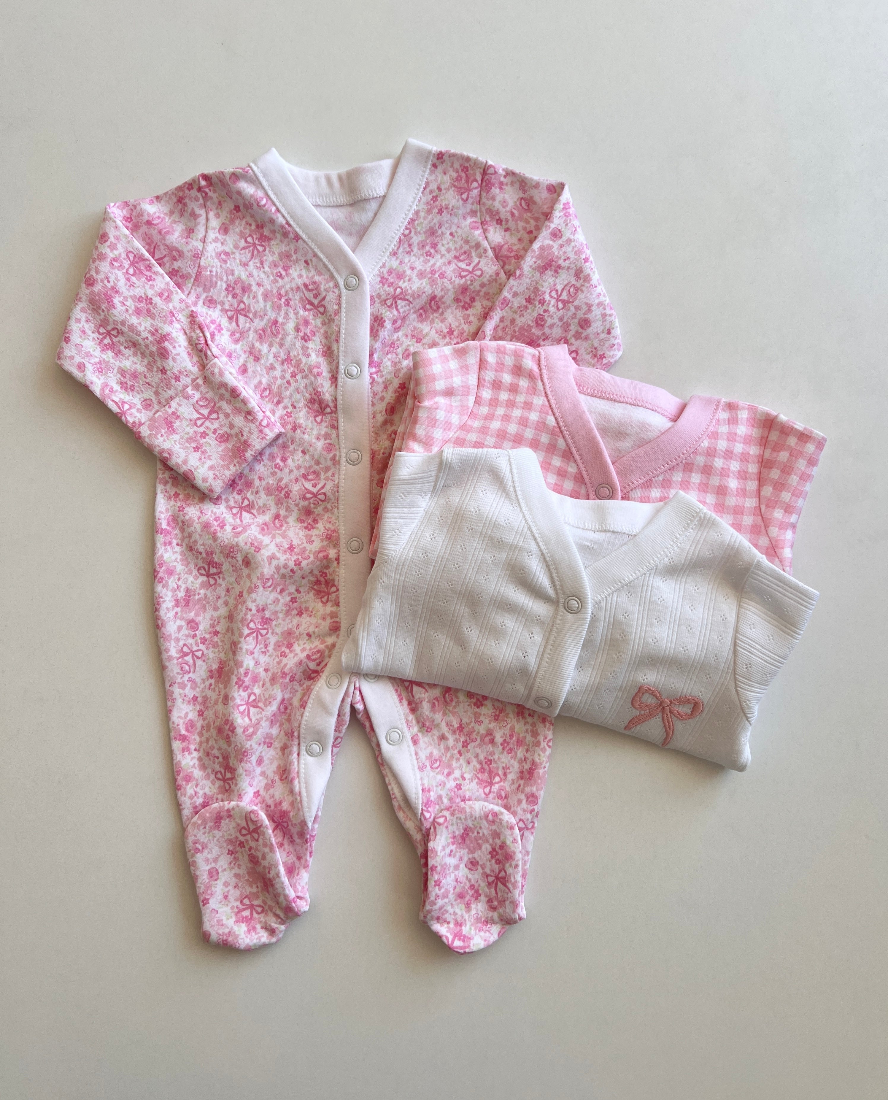 Set me 3 Tutina - "Sweet Bows"