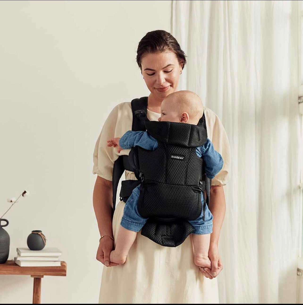 Baby Carrier (Kangur) Move 3D Mesh 0-15 Months - Black