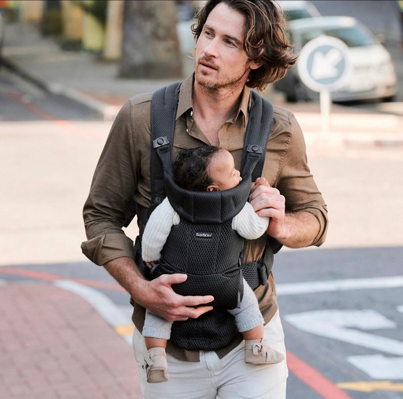 Baby Carrier (Kangur) Move 3D Mesh 0-15 Months - Black