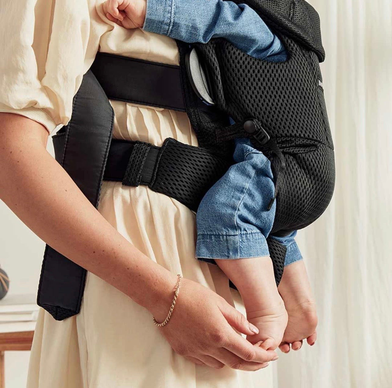 Baby Carrier (Kangur) Move 3D Mesh 0-15 Months - Black