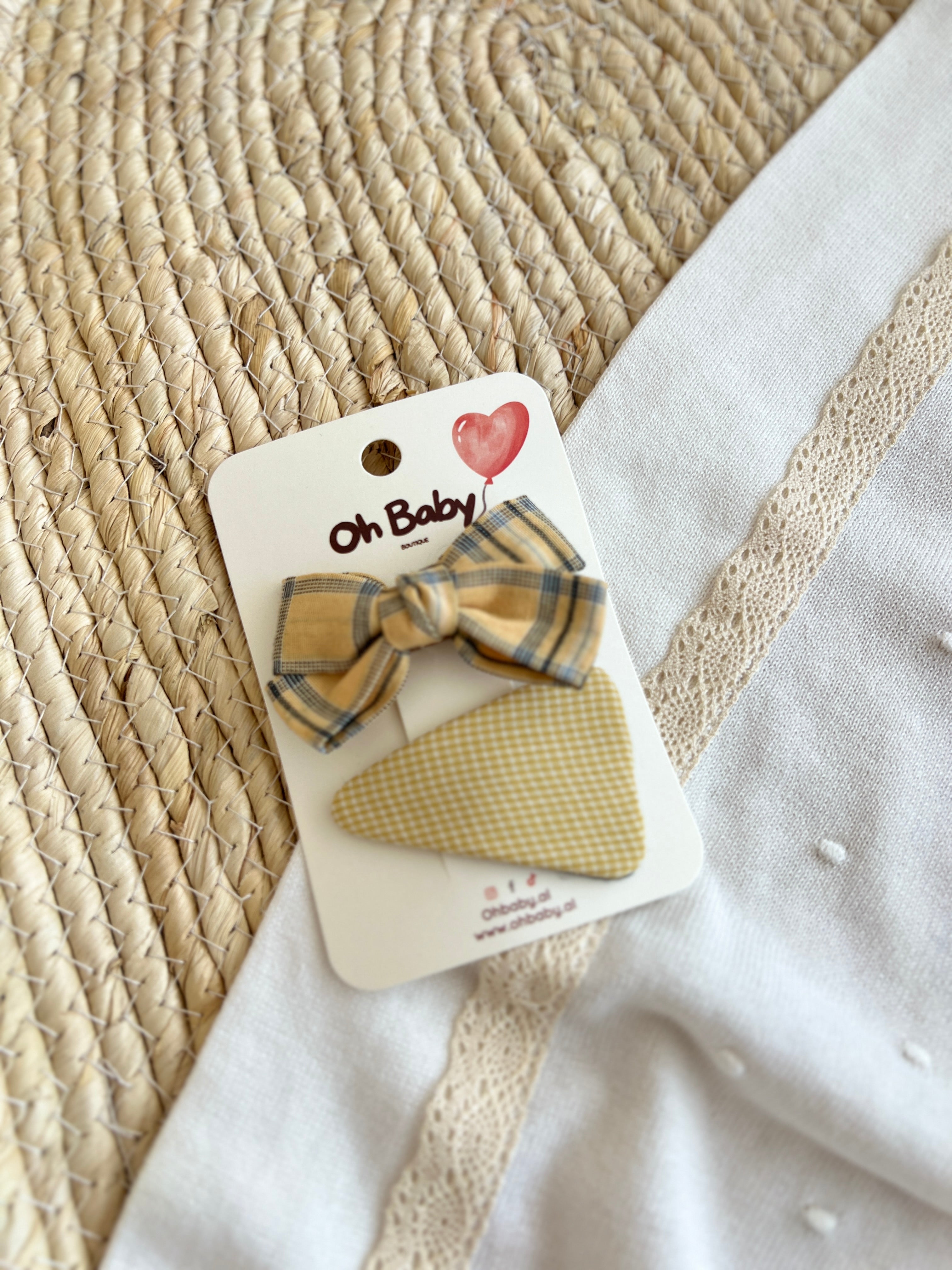 Set me Dy Kapese Flokesh "Mustard Plaid"