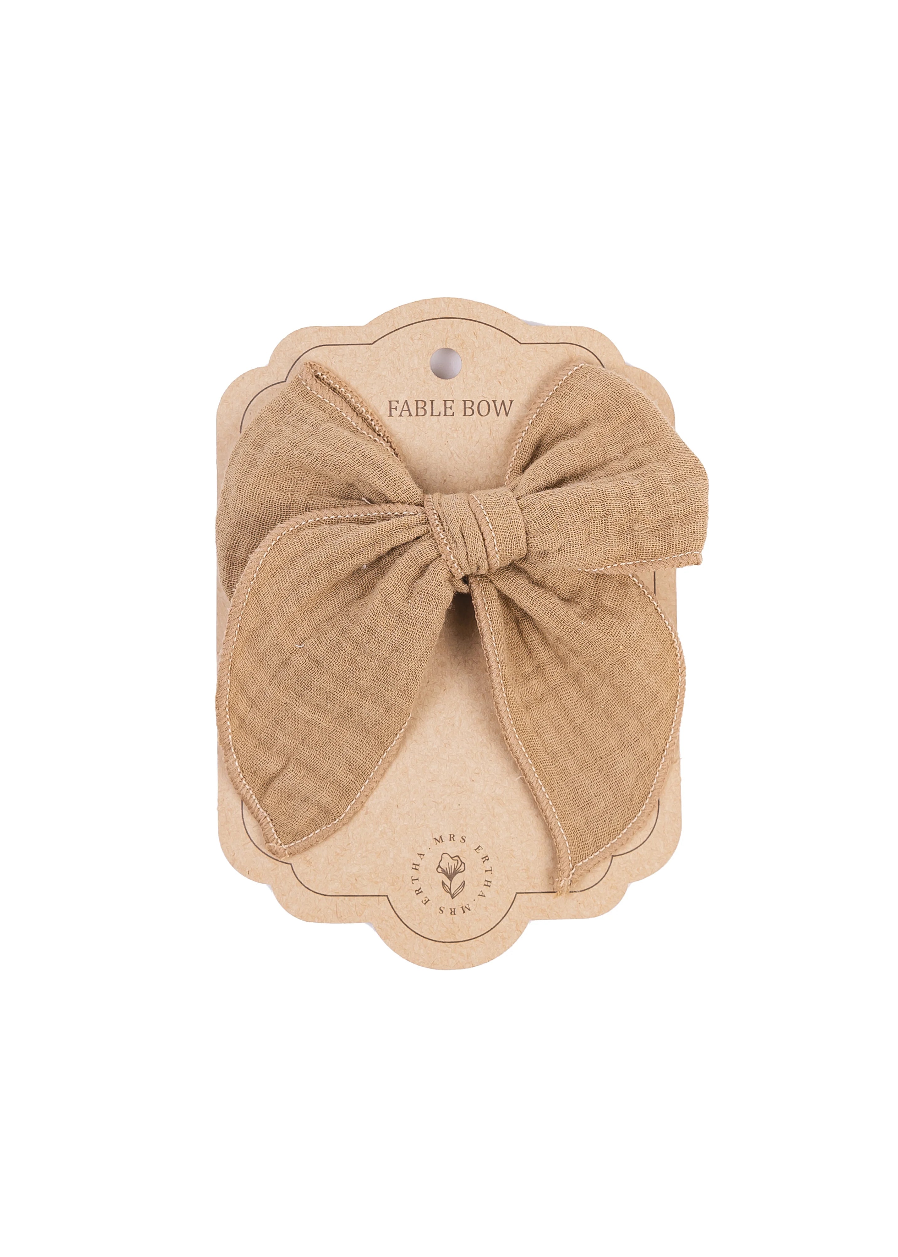 Kapese Flokesh Mrs Ertha "Fable Bow clip" - Olive